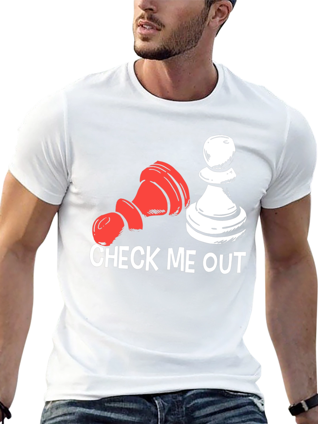 Check Me Out Chess T-Shirt - Black