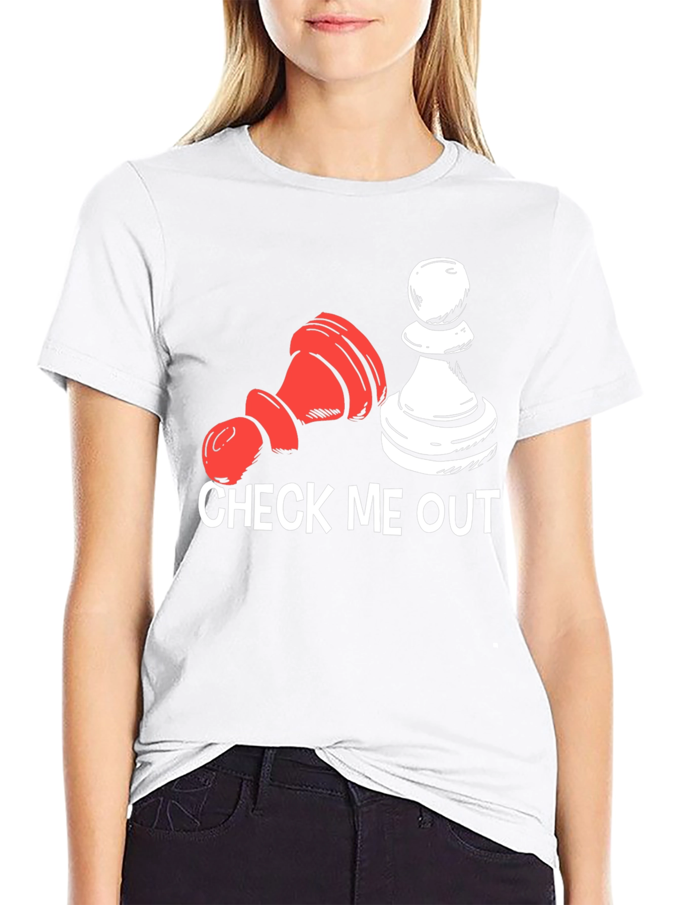 Check Me Out Chess T-Shirt - Black