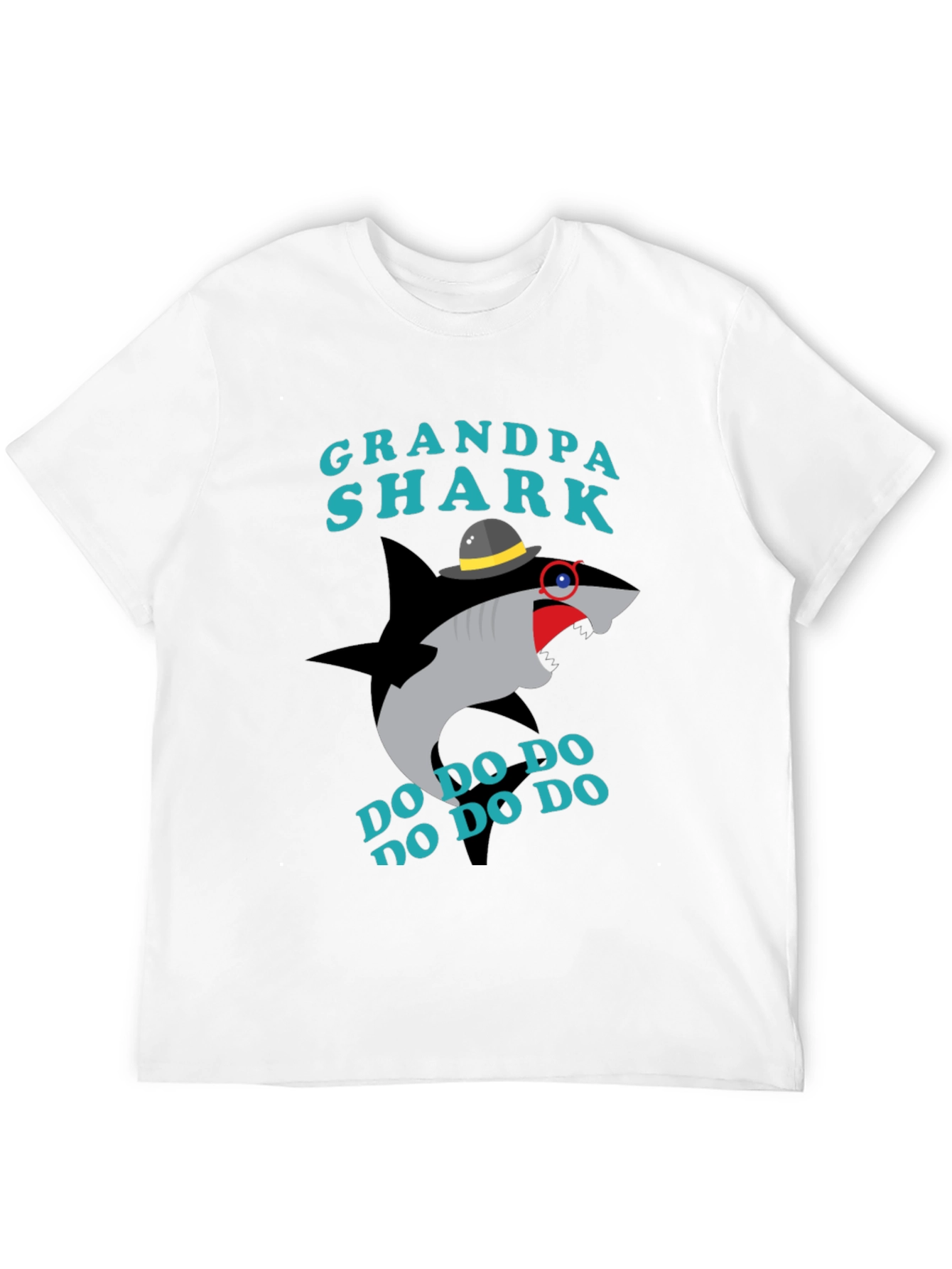 Grandpa Shark Graphic T-Shirt