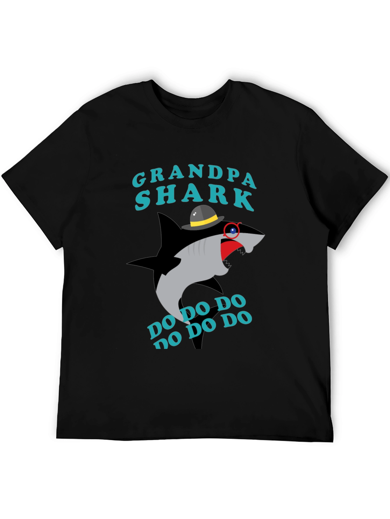 Grandpa Shark Graphic T-Shirt