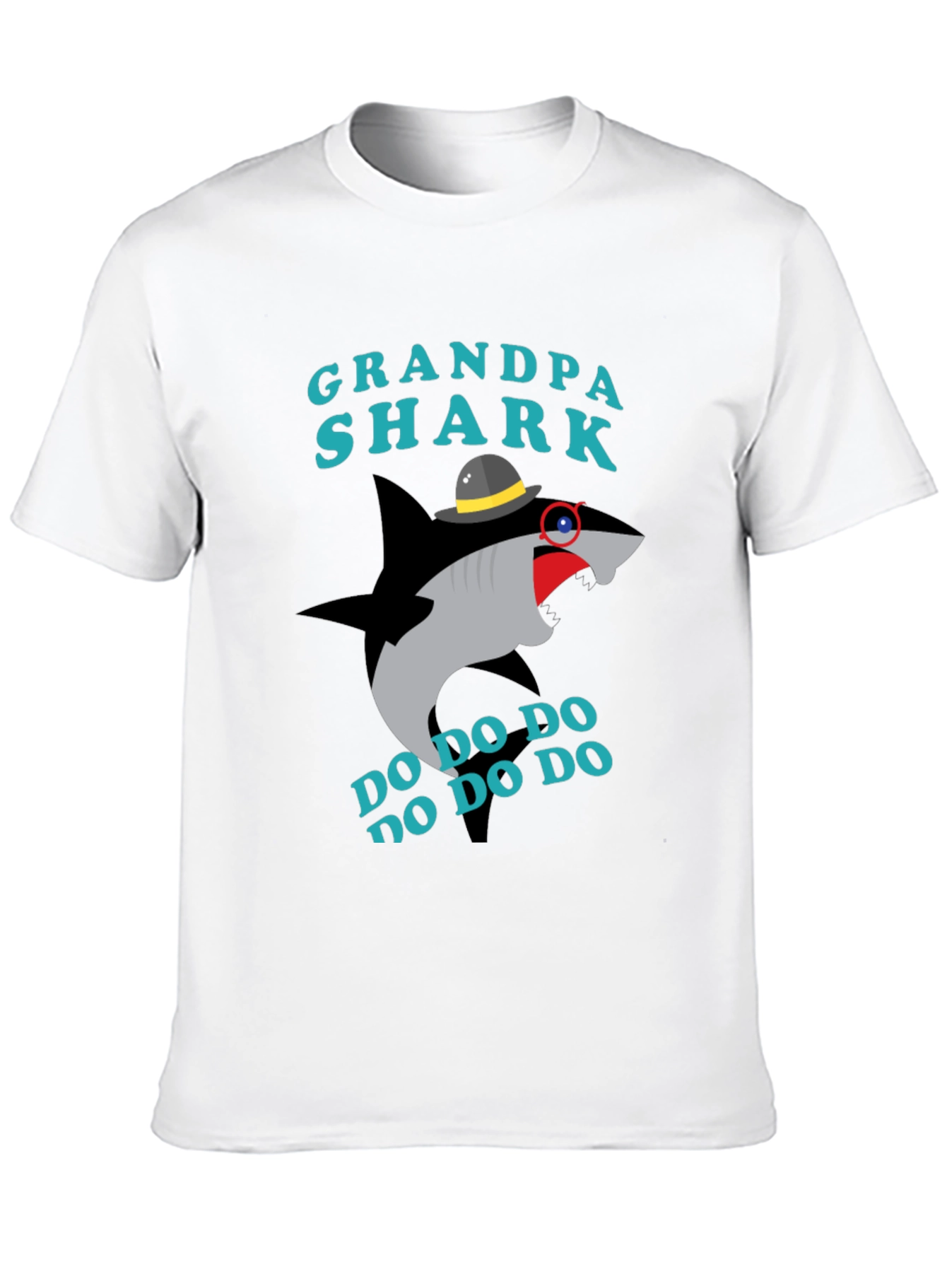 Grandpa Shark Graphic T-Shirt