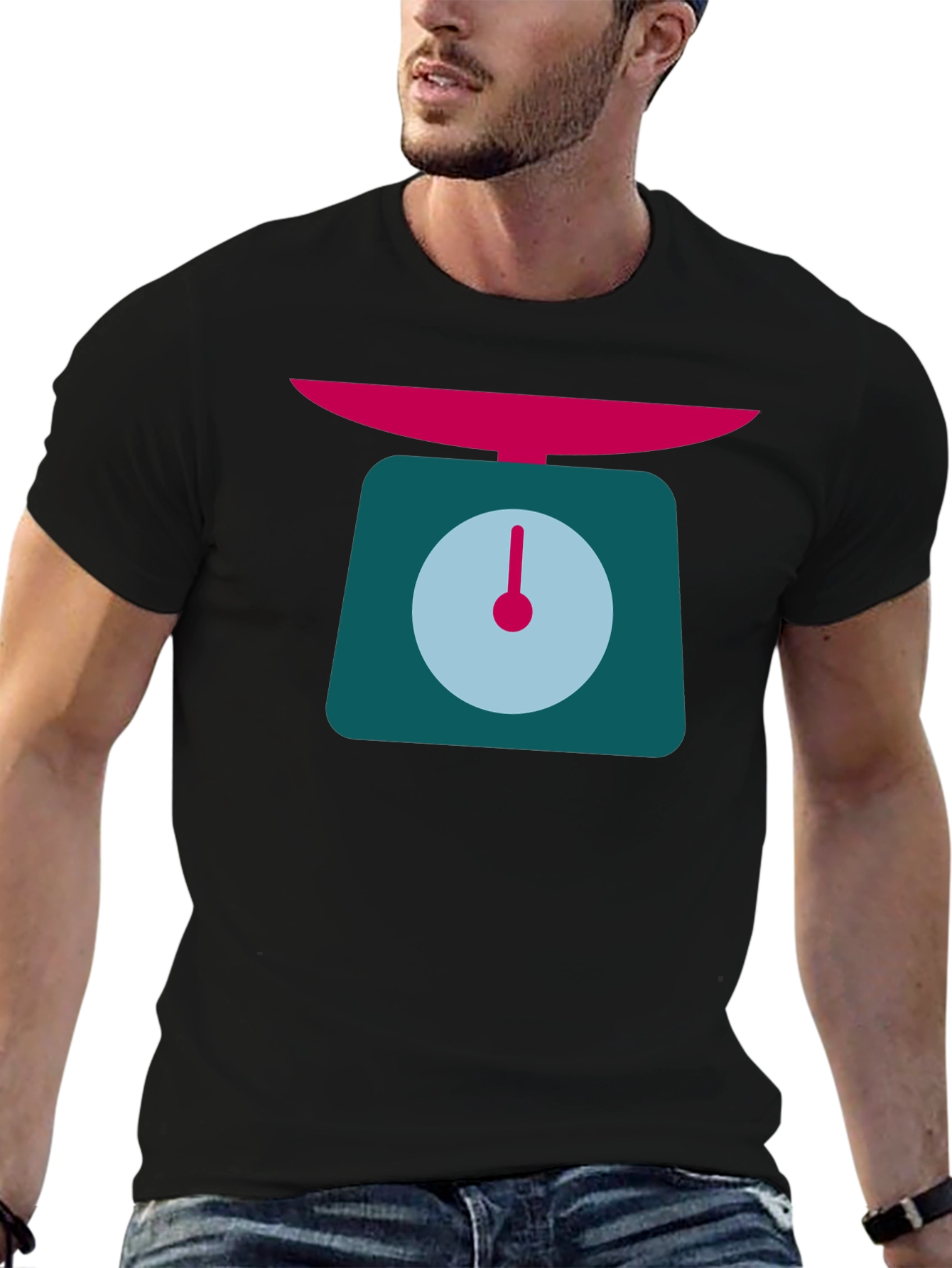 Novelty Scale Graphic Tee - Black