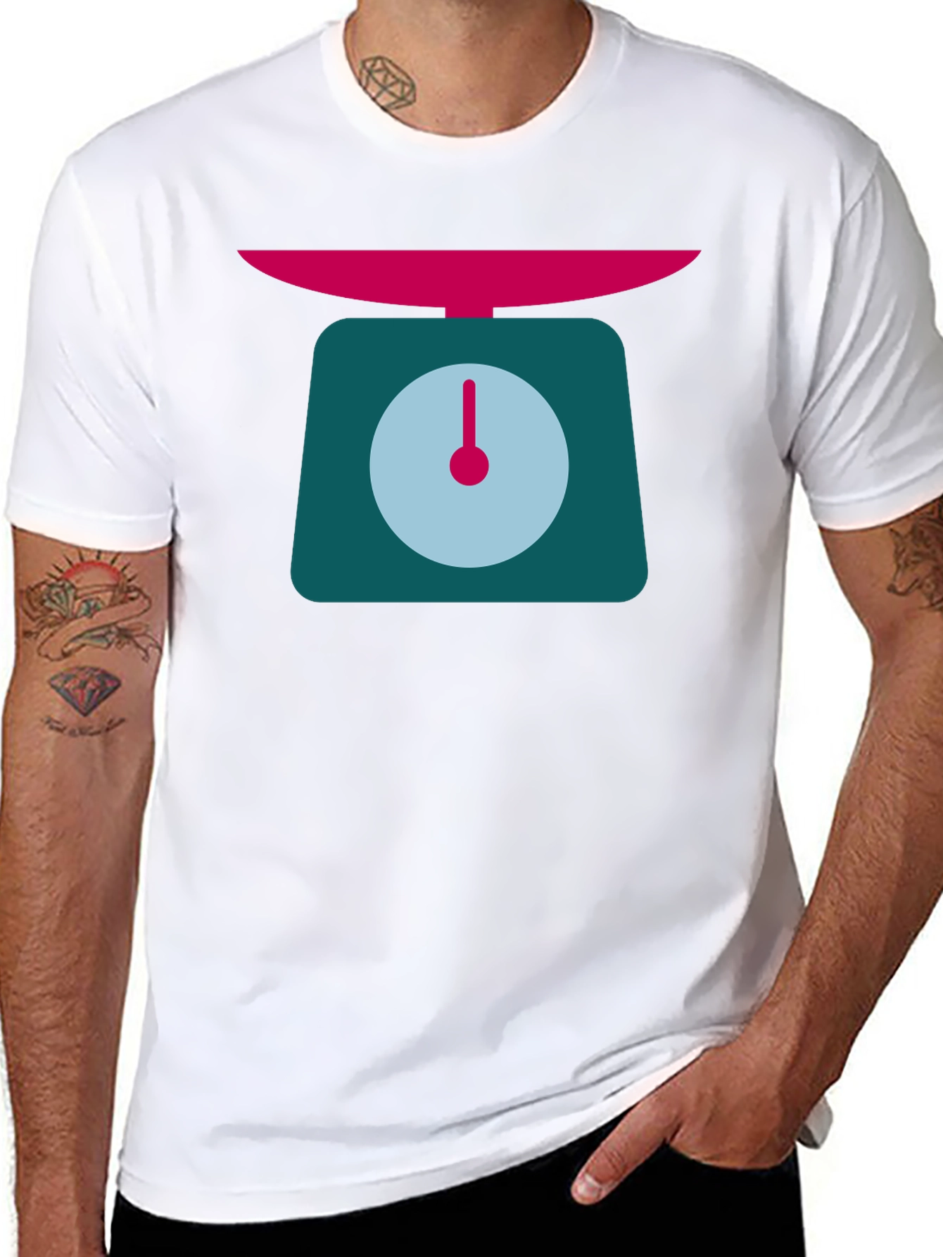 Novelty Scale Graphic Tee - Black