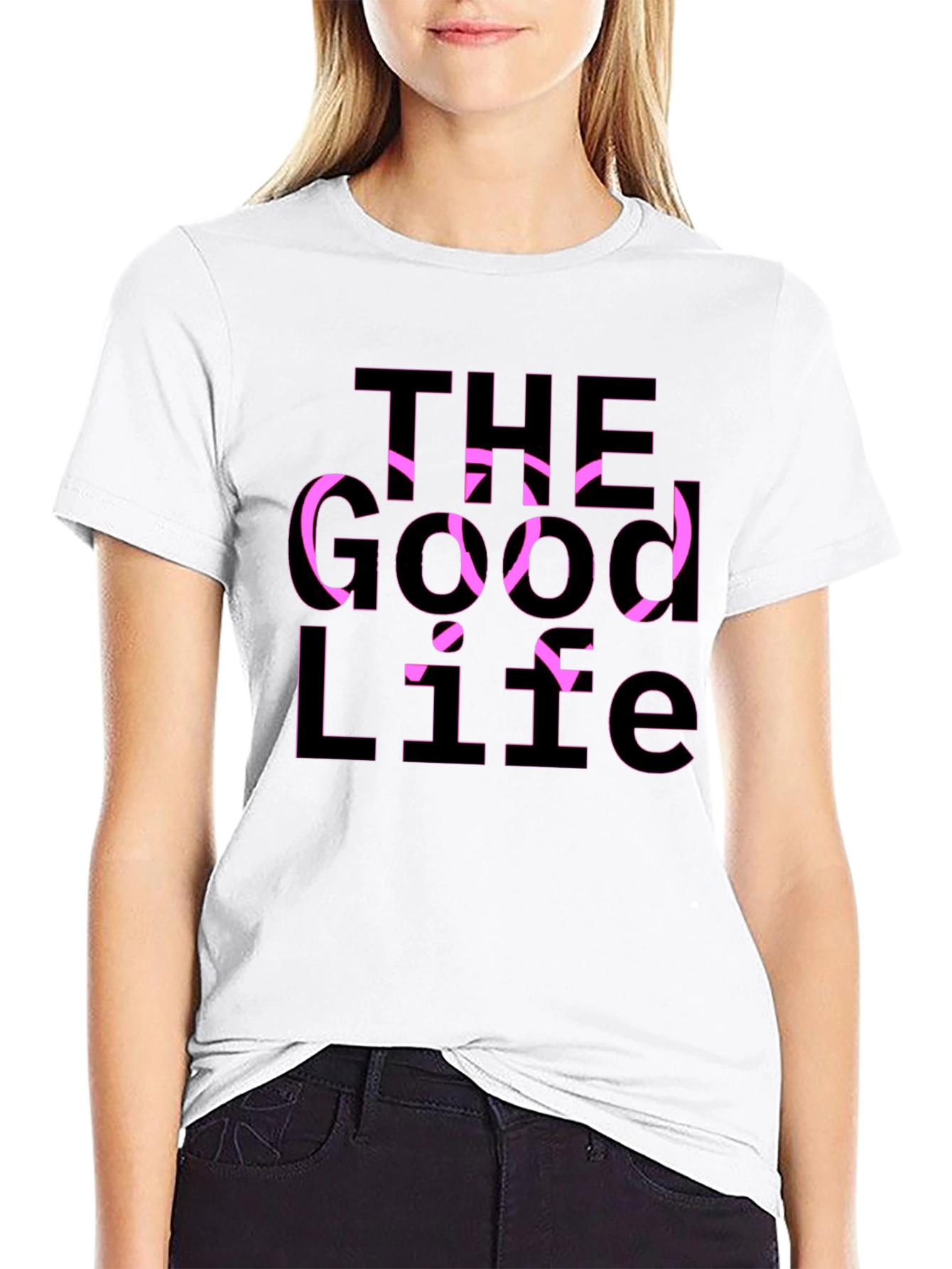 The Good Life Graphic Tee - Casual Black T-Shirt
