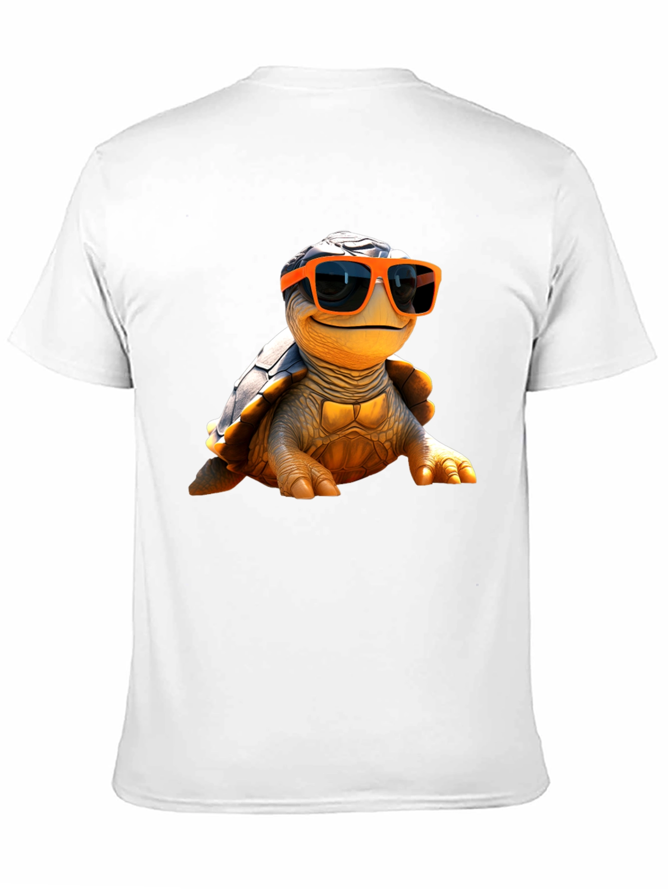 Cool Turtle Graphic Tee - Black Cotton T-Shirt