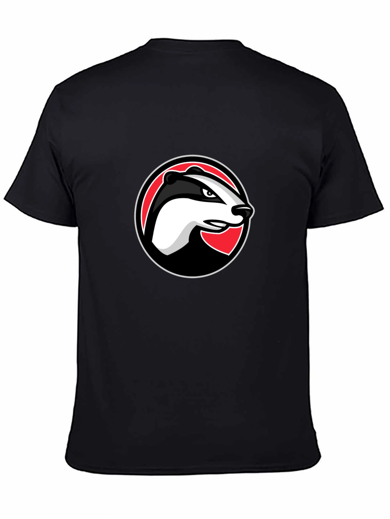 Badger Logo Graphic Black T-Shirt