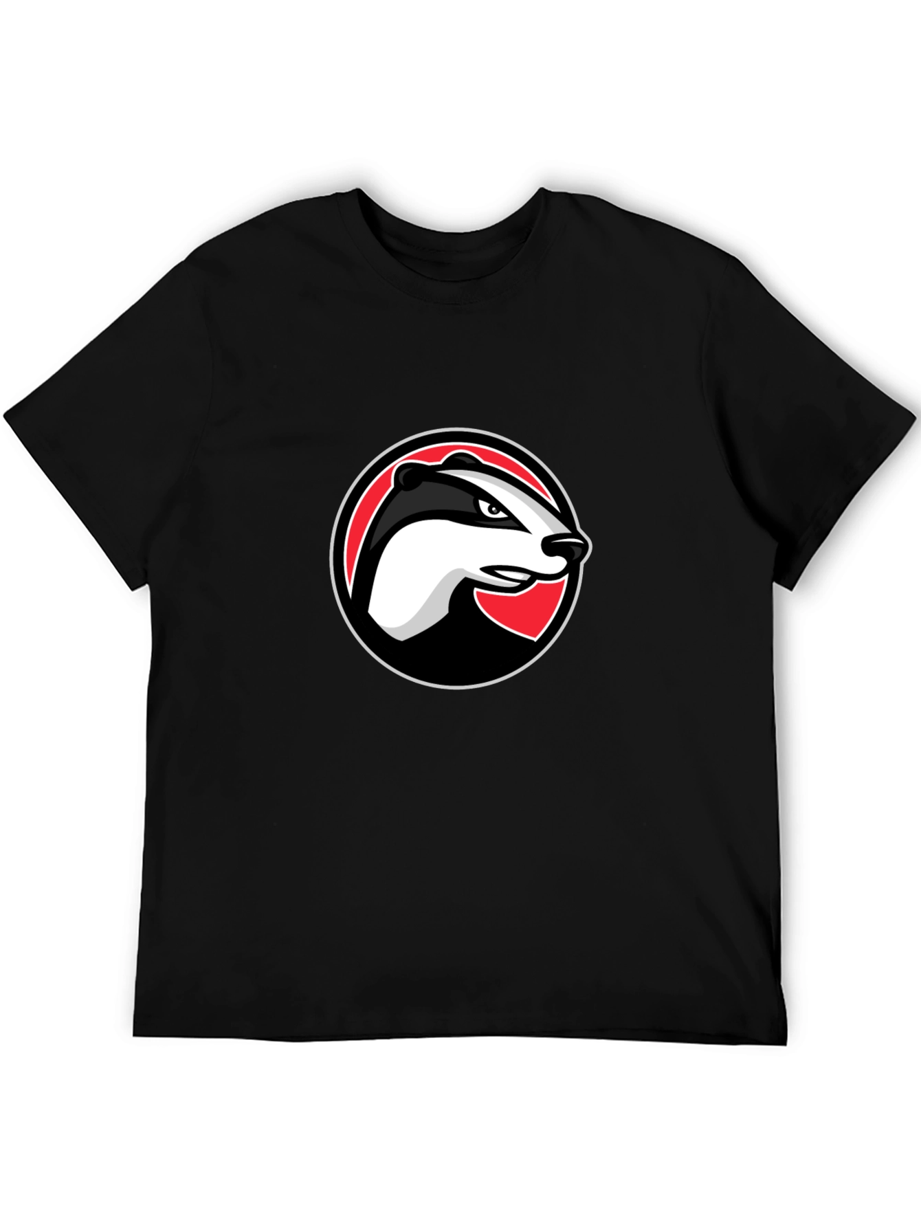 Badger Logo Graphic Black T-Shirt
