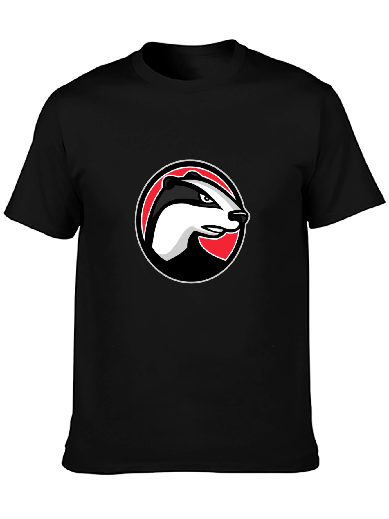 Badger Logo Graphic Black T-Shirt