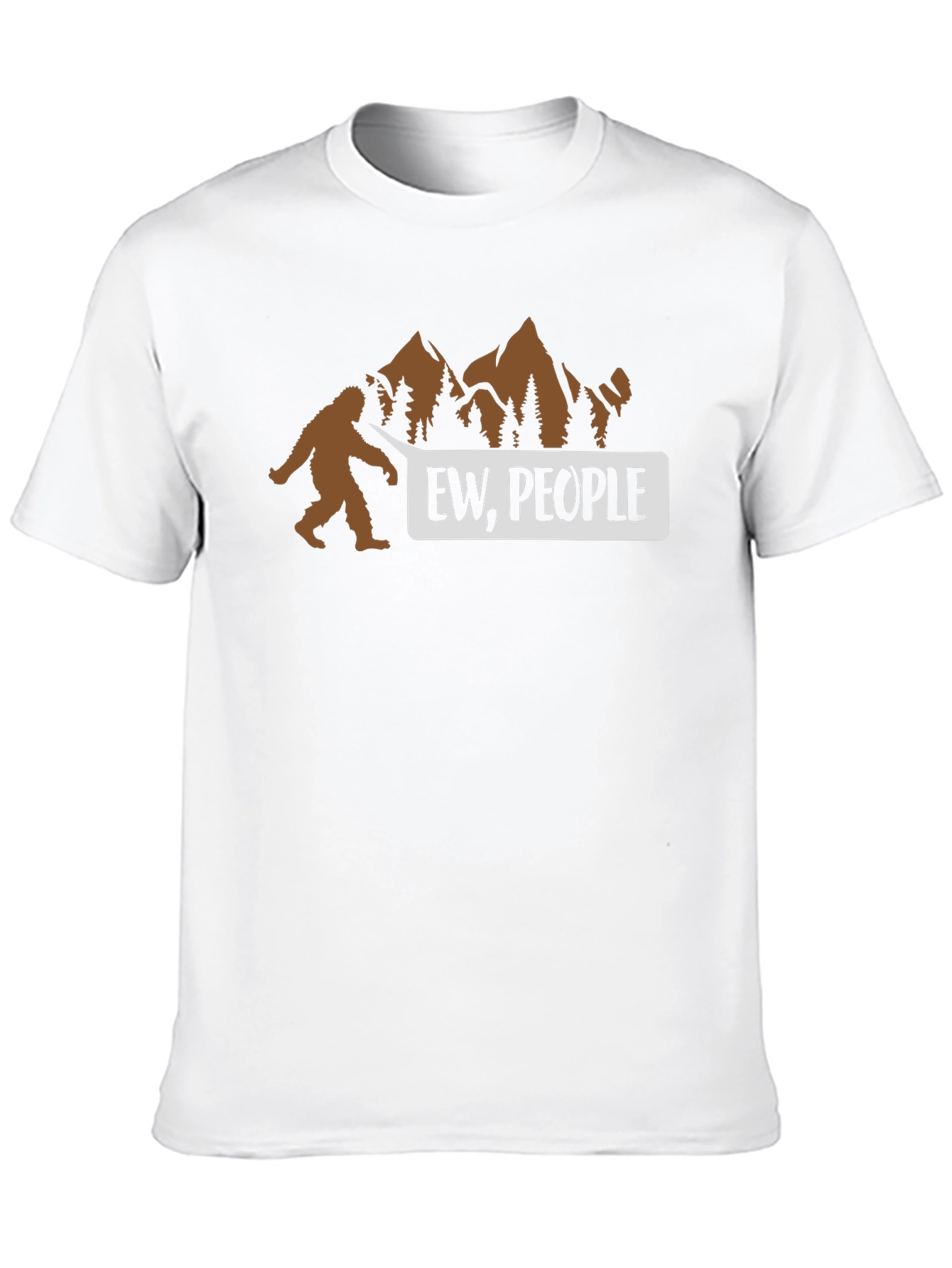Ew People Sasquatch Graphic Tee - Black Cotton T-Shirt
