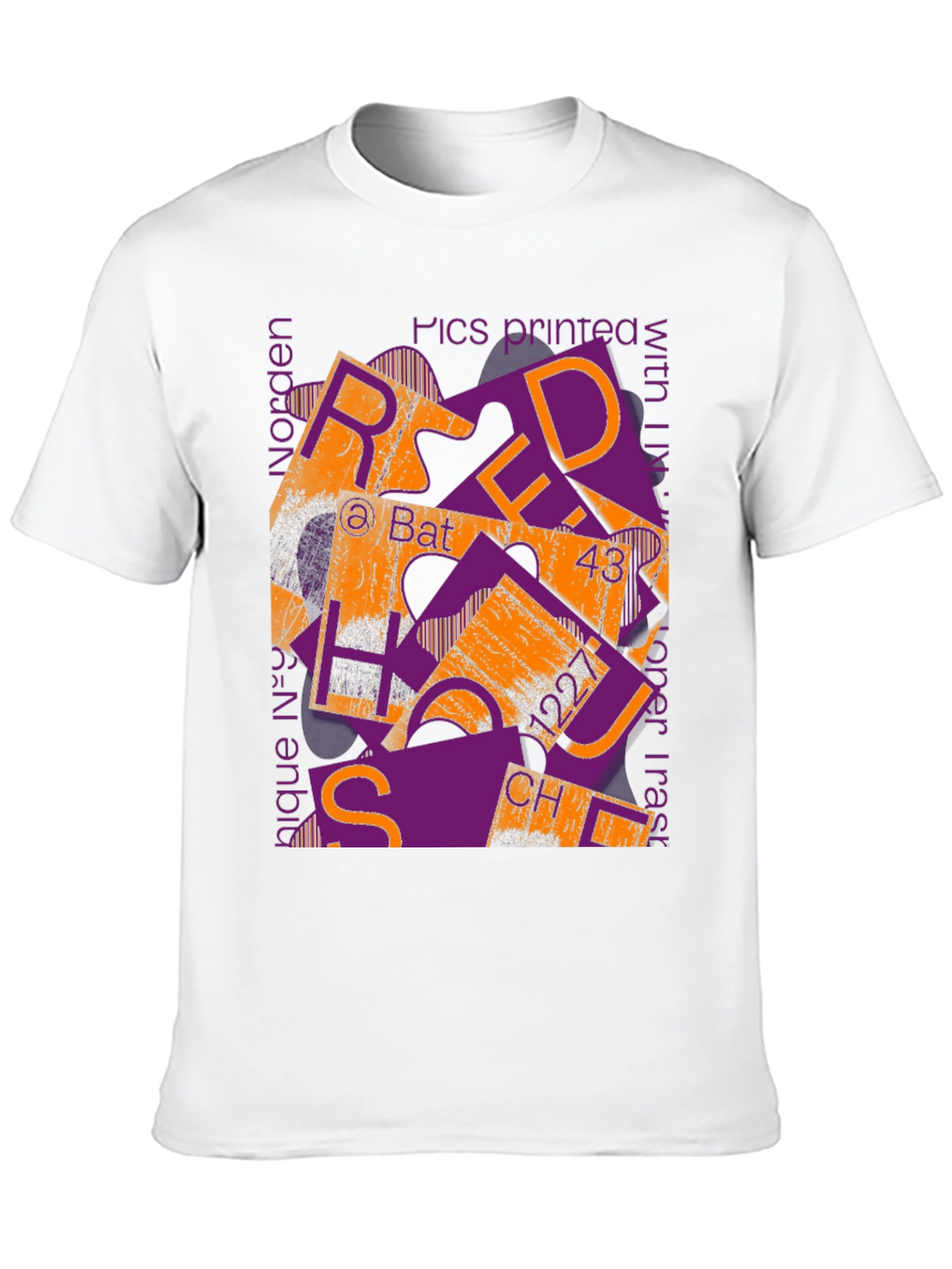 Abstract Graphic Print Tee