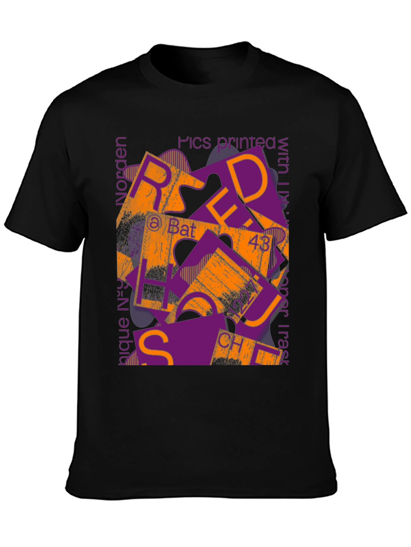 Abstract Graphic Print Tee