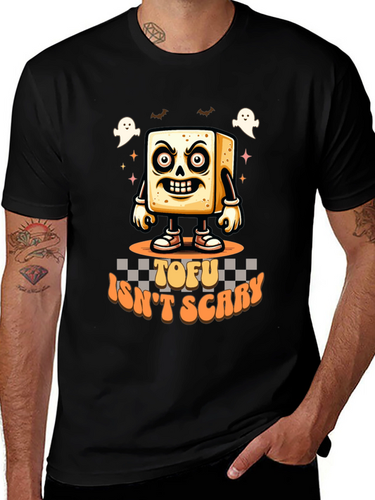 Tofu Isnt Scary T-Shirt - Halloween Vegan Tee