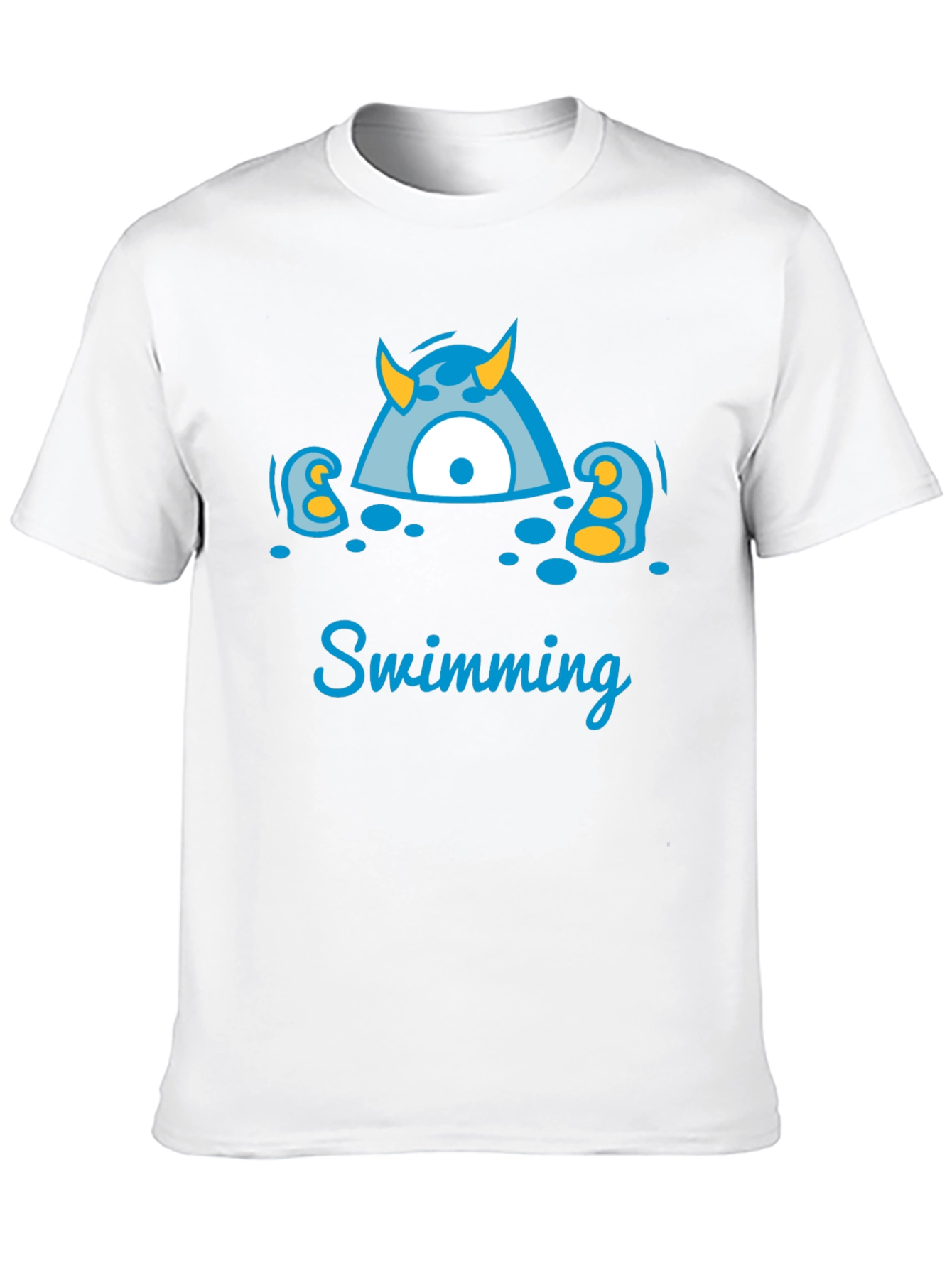 Monster Swimming T-Shirt - Fun & Unique Design