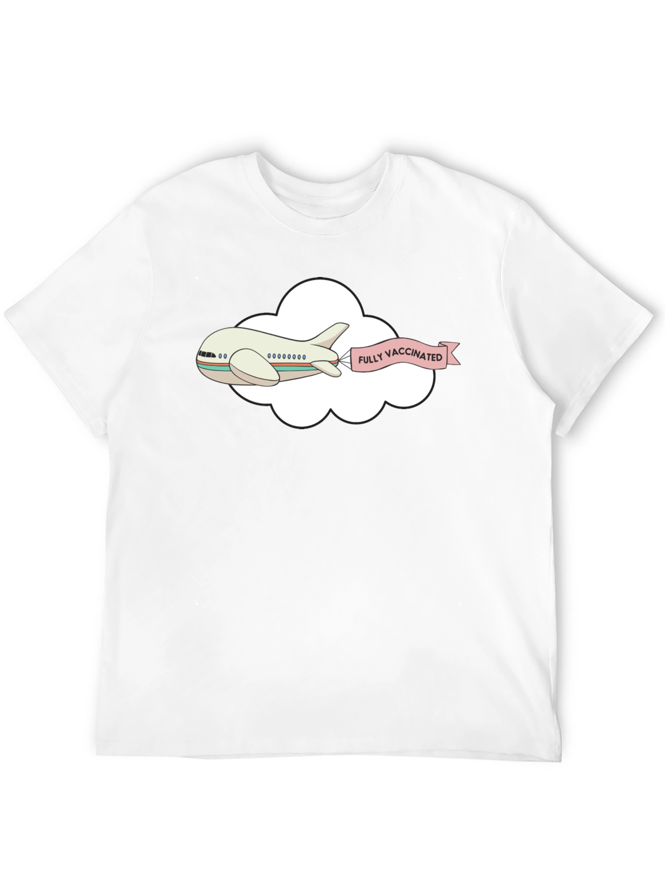 Fully Vaccinated Airplane T-Shirt