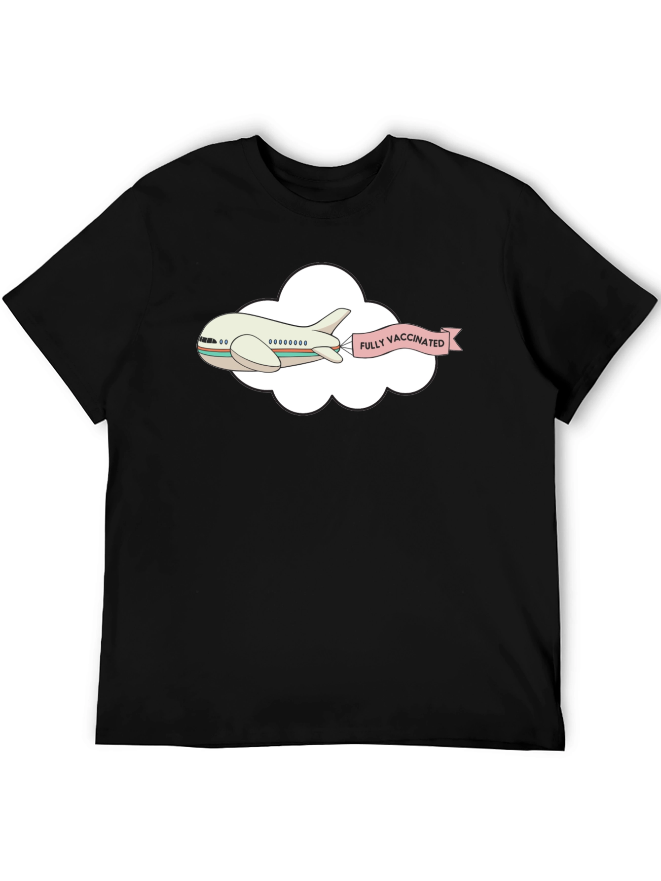 Fully Vaccinated Airplane T-Shirt