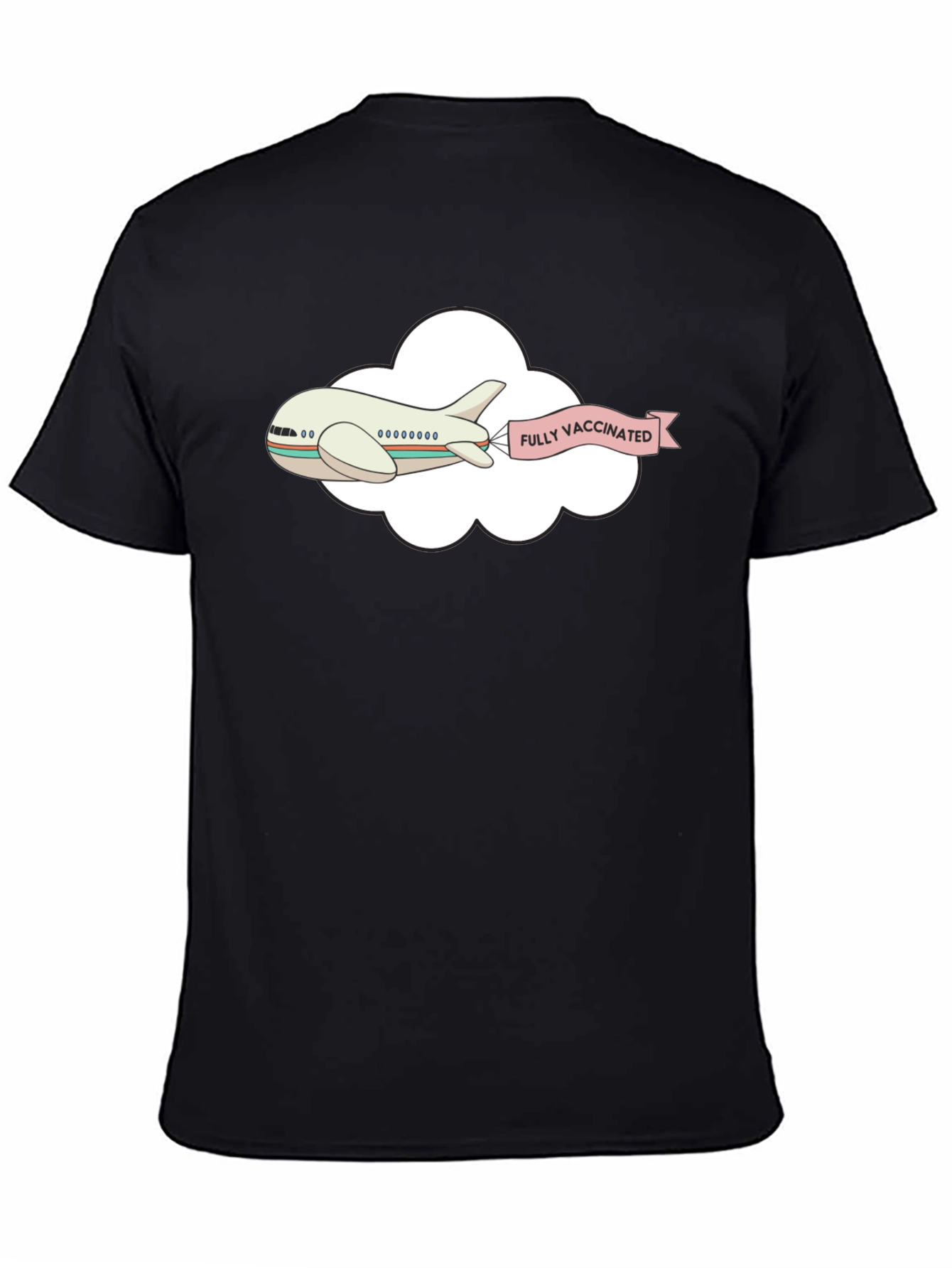 Fully Vaccinated Airplane T-Shirt
