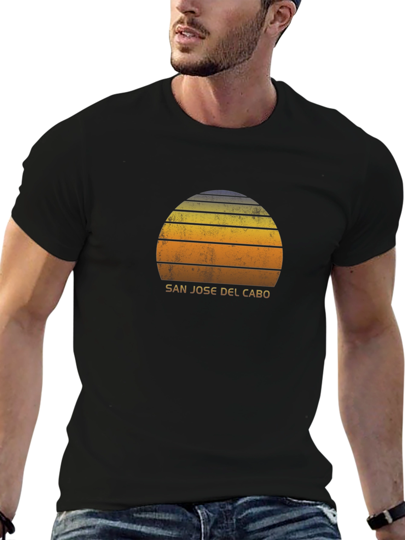 San Jose Del Cabo Retro Sunset T-Shirt