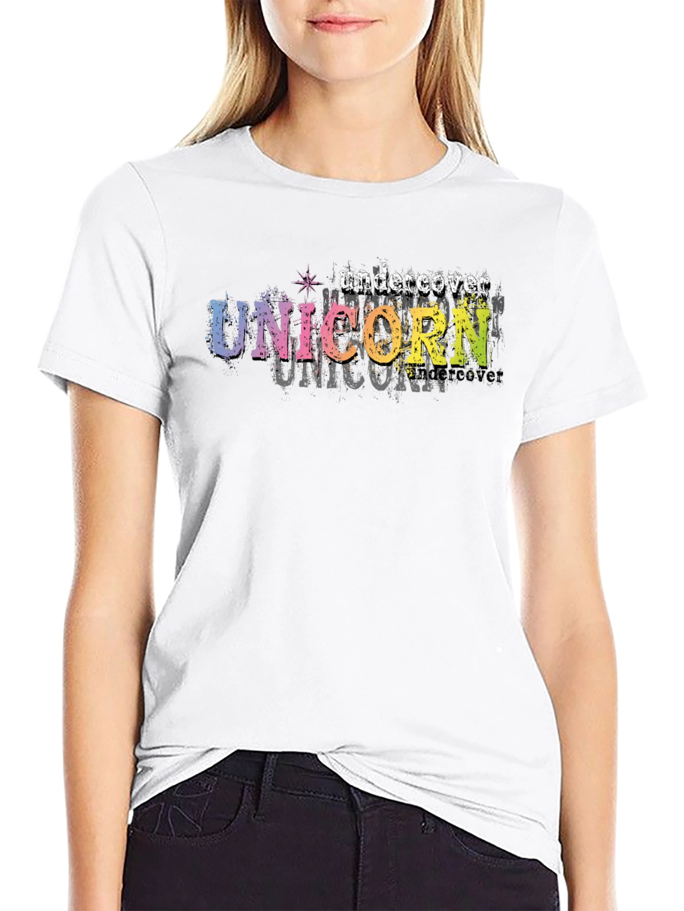 Undercover Unicorn Graphic Tee