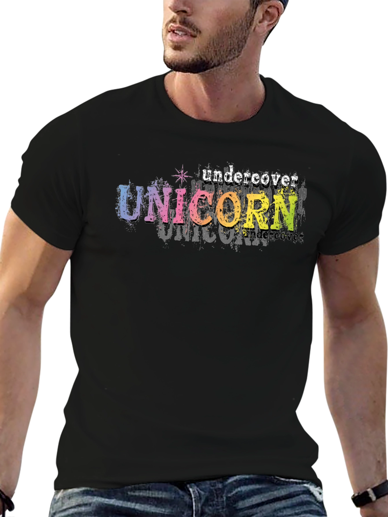 Undercover Unicorn Graphic Tee
