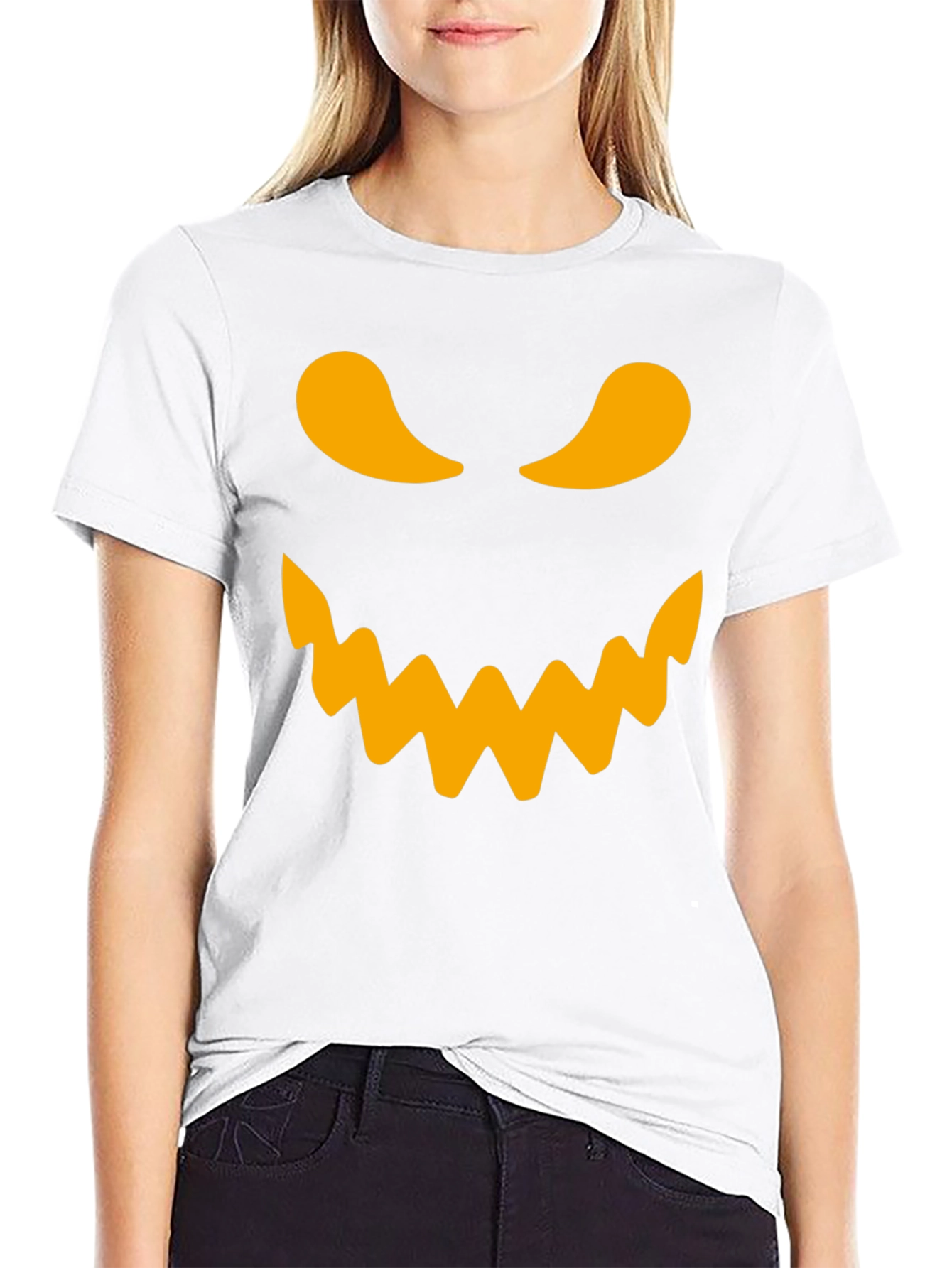 Spooky Pumpkin Face T-Shirt
