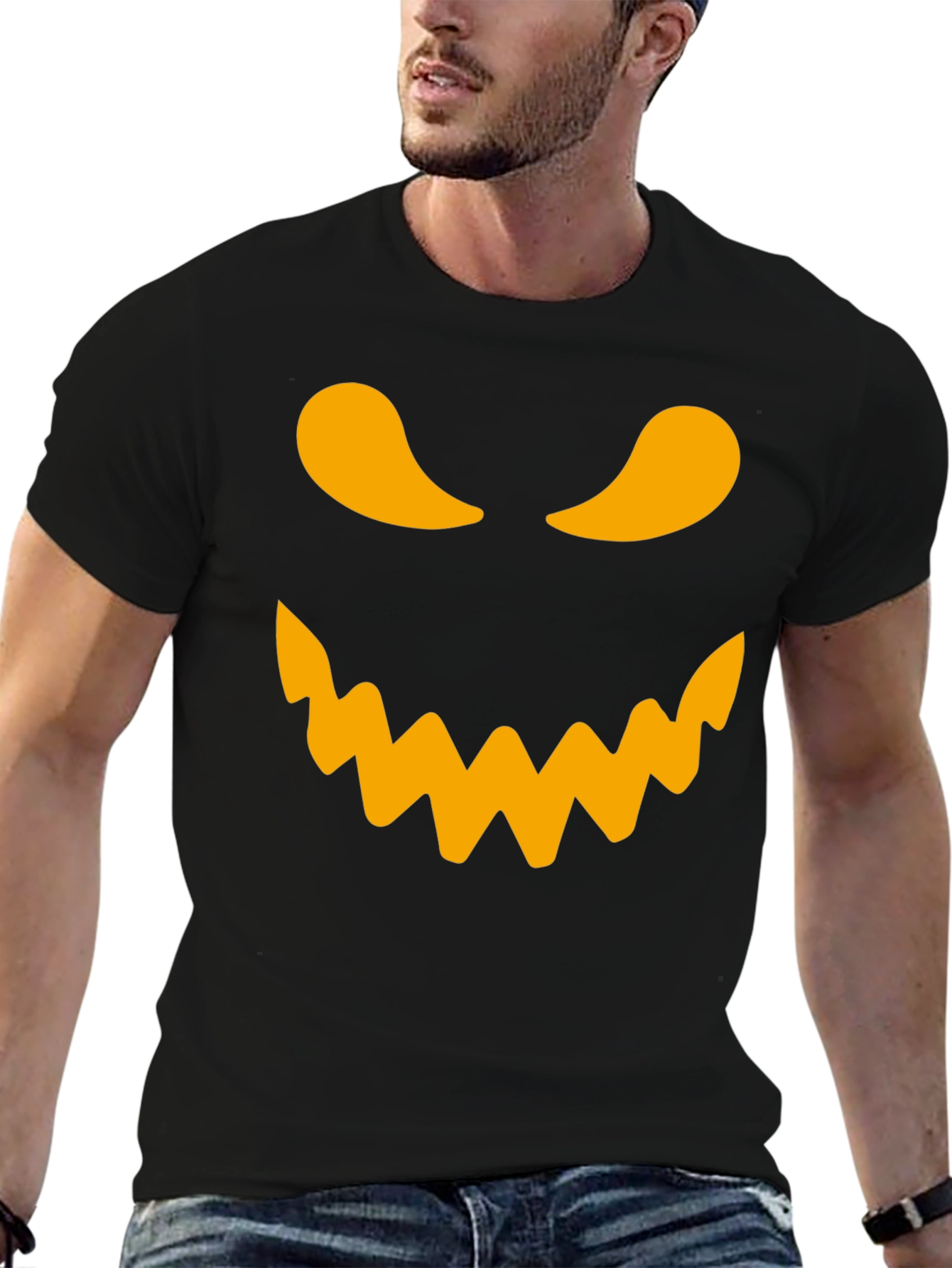 Spooky Pumpkin Face T-Shirt