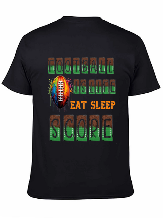 Football is Life Graphic Tee
