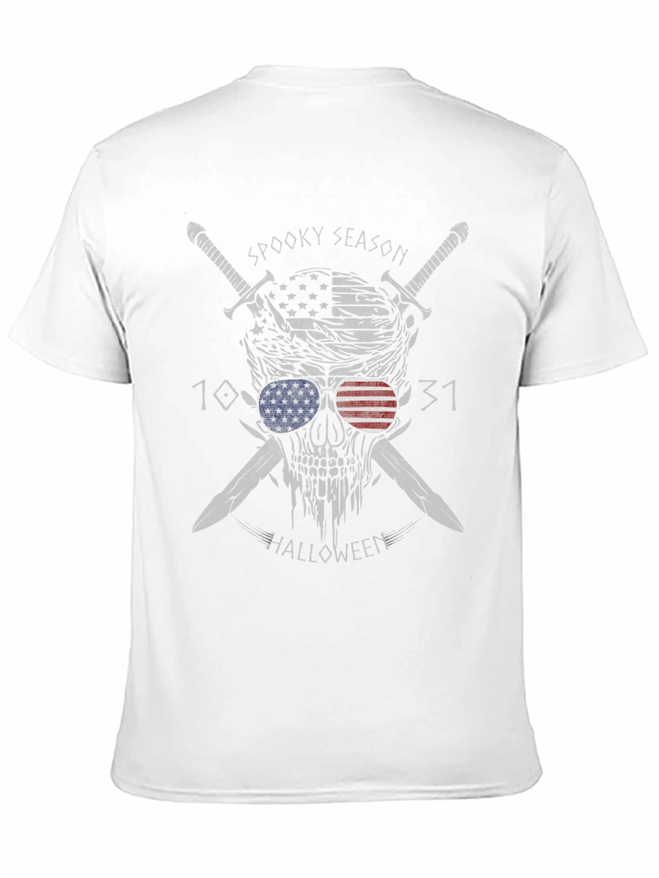 Spooky Season Halloween Skull Graphic Tee