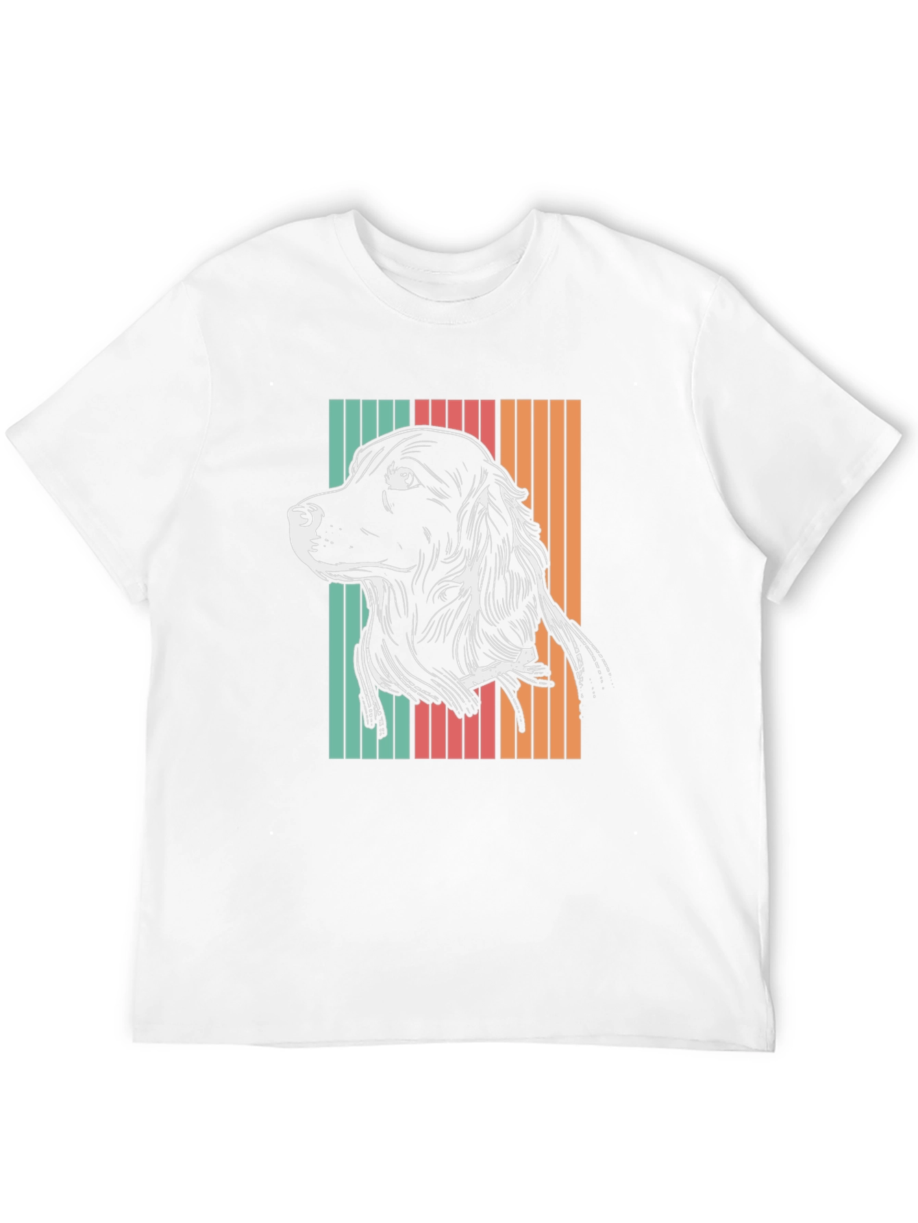 Retro Dog Graphic Tee - Black Unisex T-Shirt