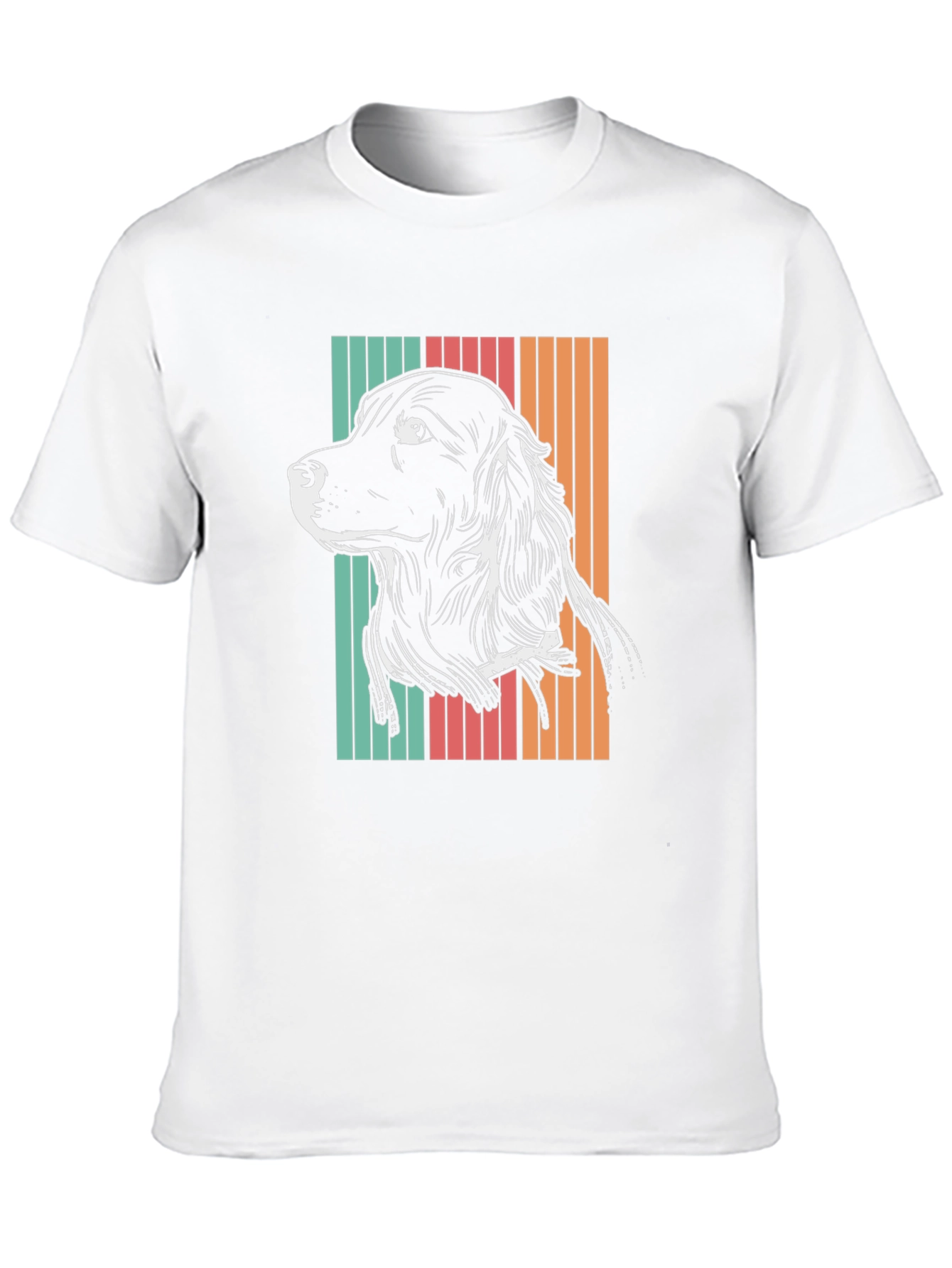 Retro Dog Graphic Tee - Black Unisex T-Shirt