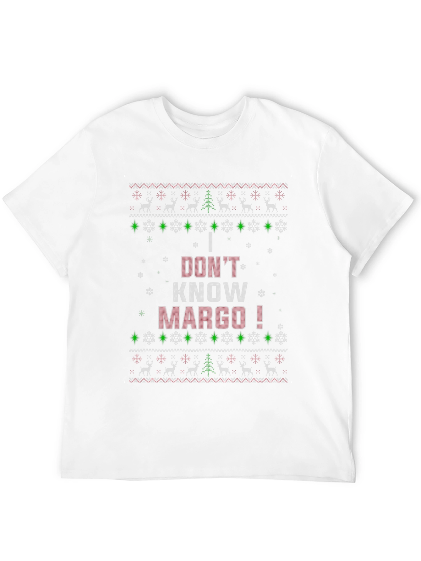 I Dont Know Margo! Christmas Pattern T-Shirt