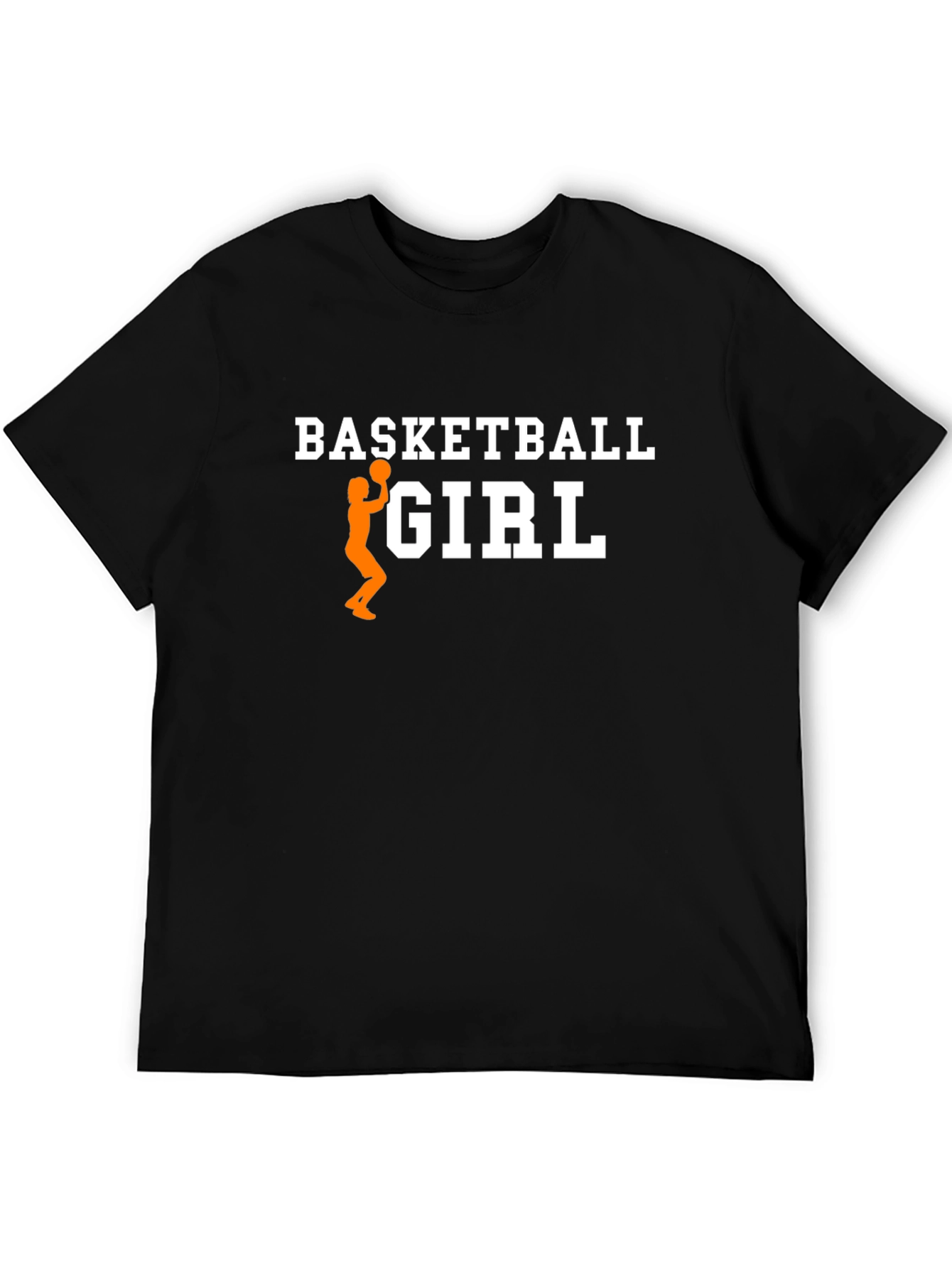 Basketball Girl Graphic Tee - Sporty Womens T-Shirt