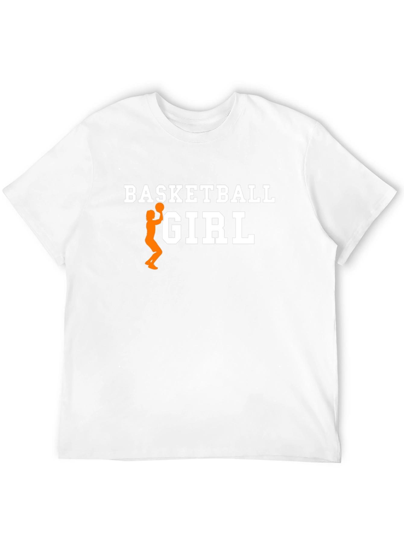 Basketball Girl Graphic Tee - Sporty Womens T-Shirt