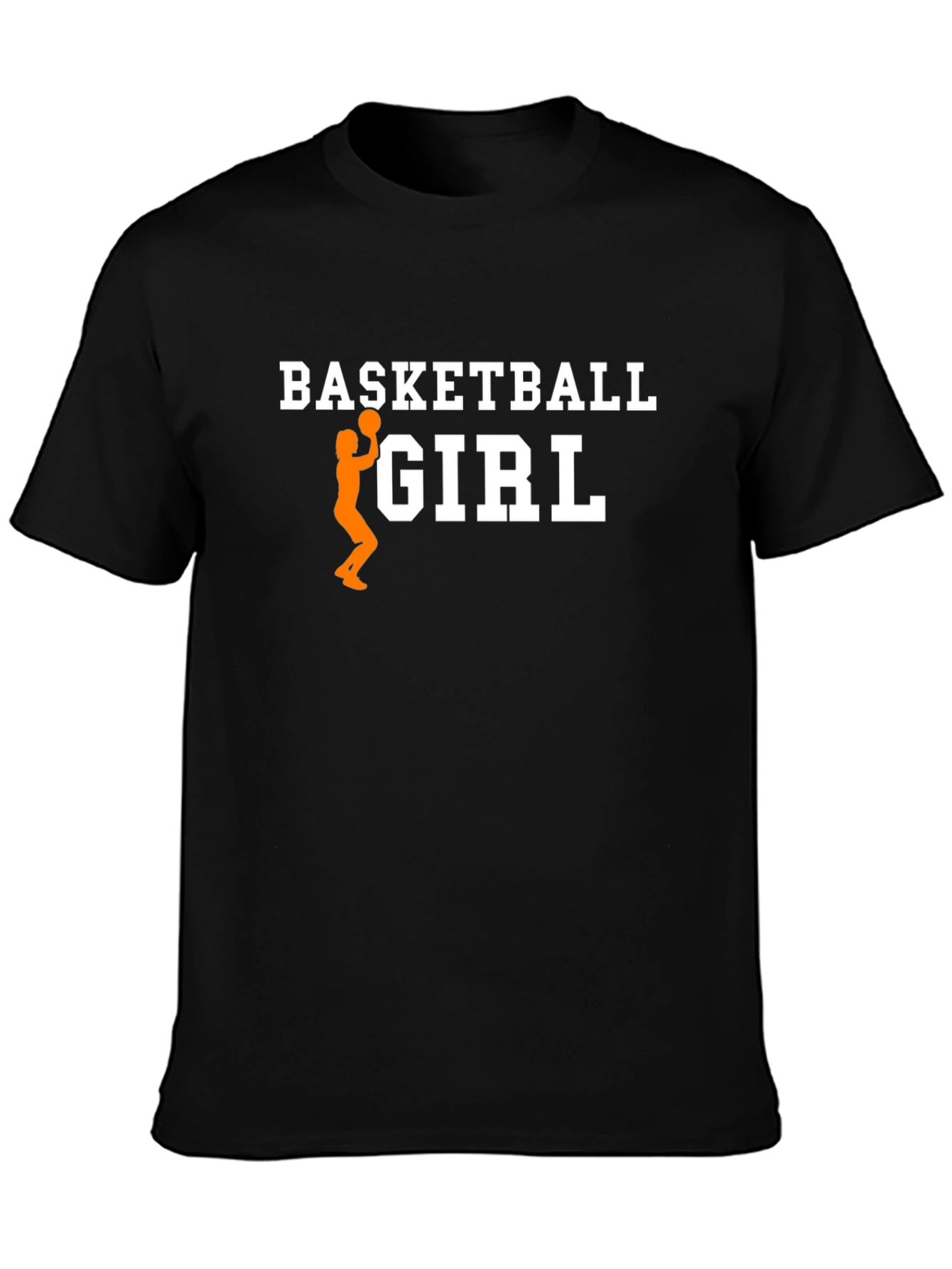 Basketball Girl Graphic Tee - Sporty Womens T-Shirt