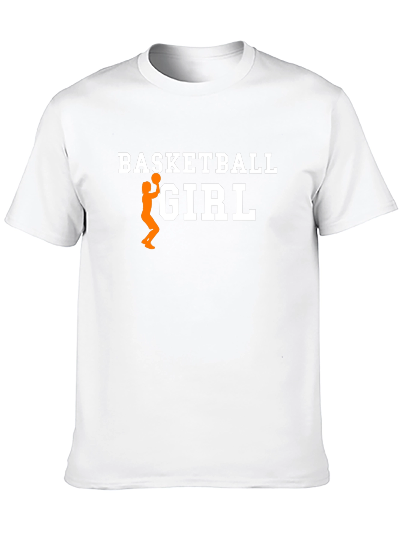 Basketball Girl Graphic Tee - Sporty Womens T-Shirt