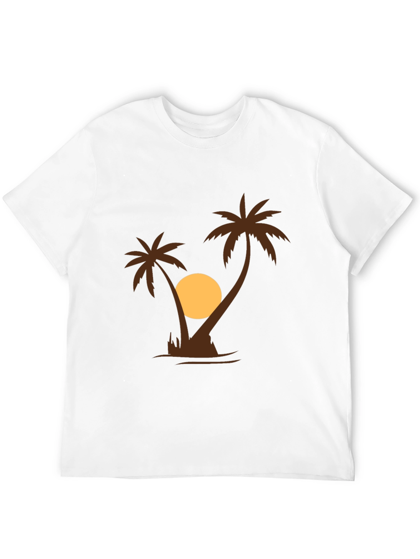 Palm Tree Sunset Graphic Tee