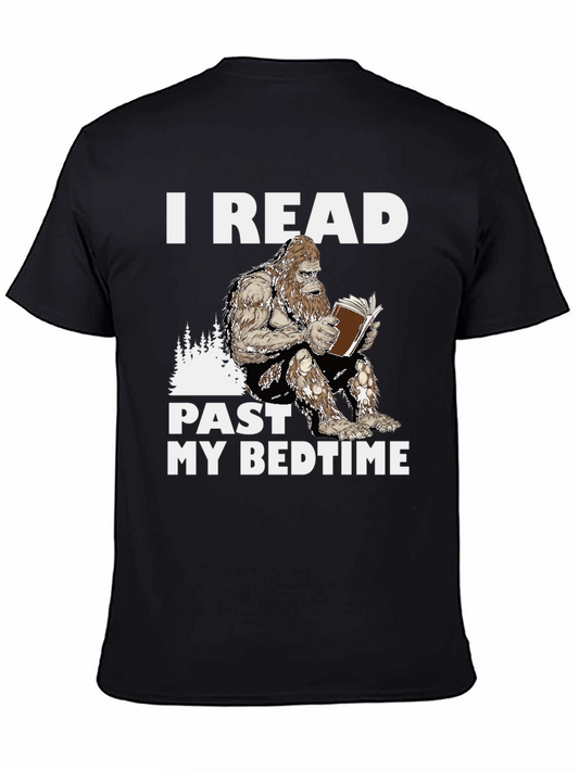I Read Past My Bedtime Sasquatch T-Shirt