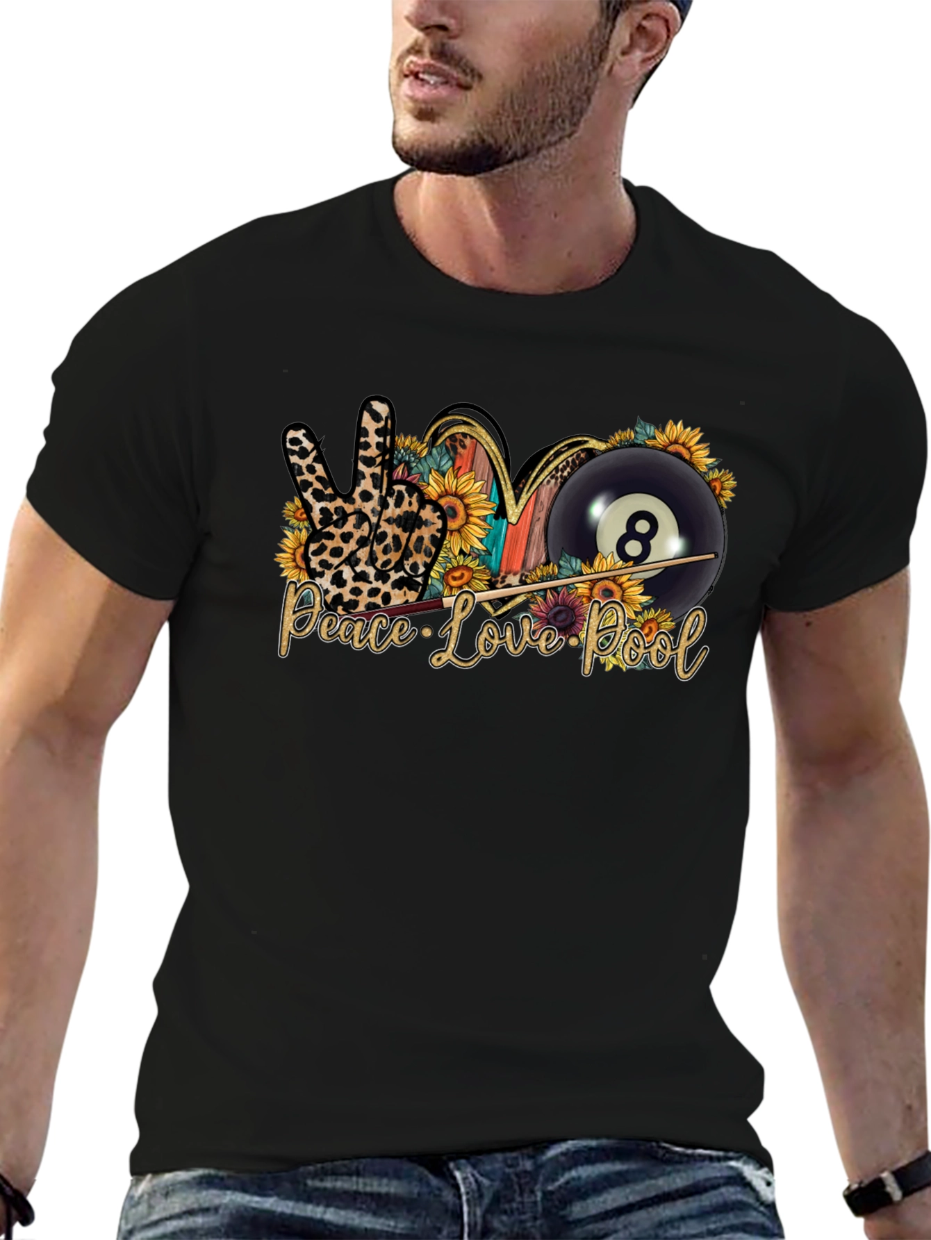 Peace Love Pool Graphic Tee