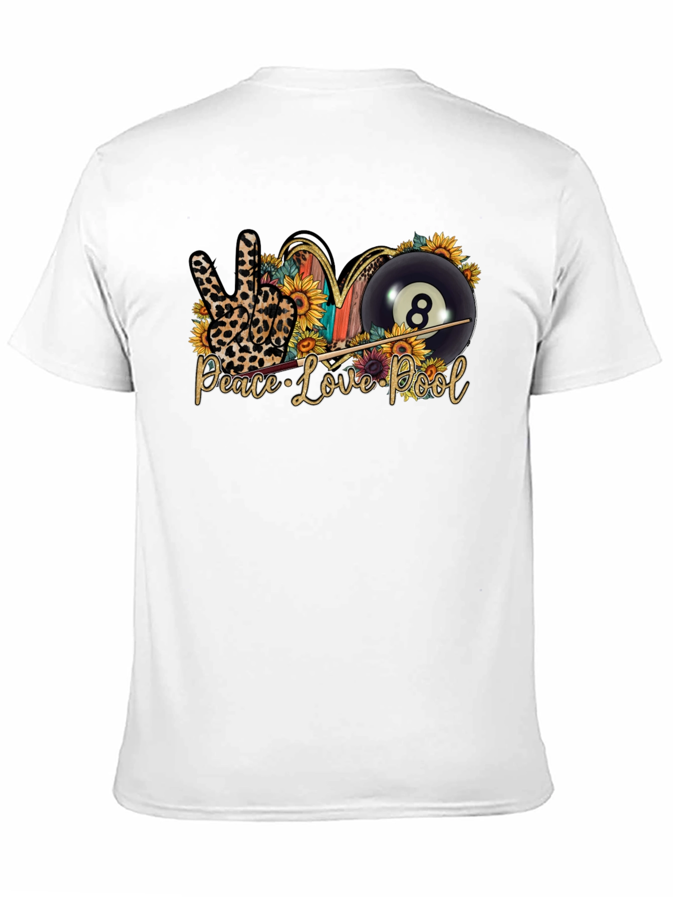 Peace Love Pool Graphic Tee
