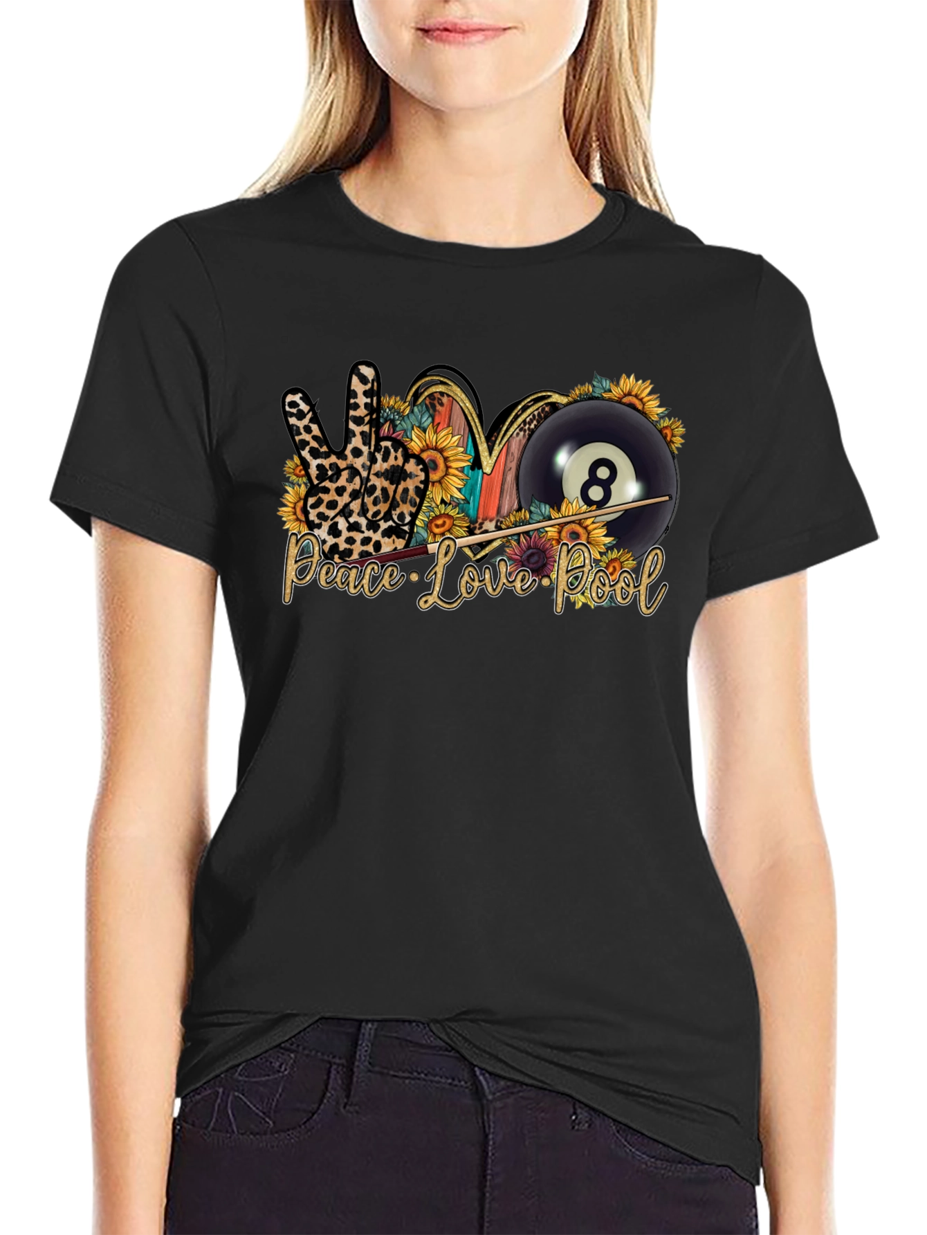 Peace Love Pool Graphic Tee