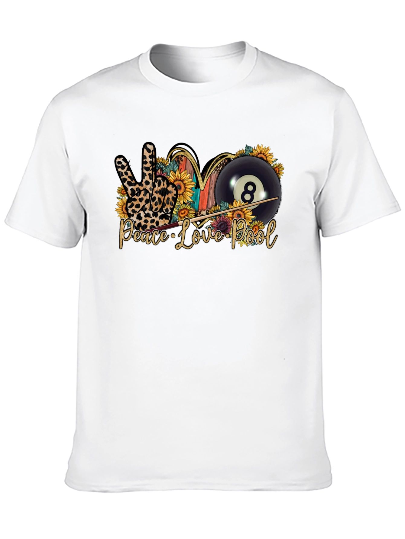 Peace Love Pool Graphic Tee