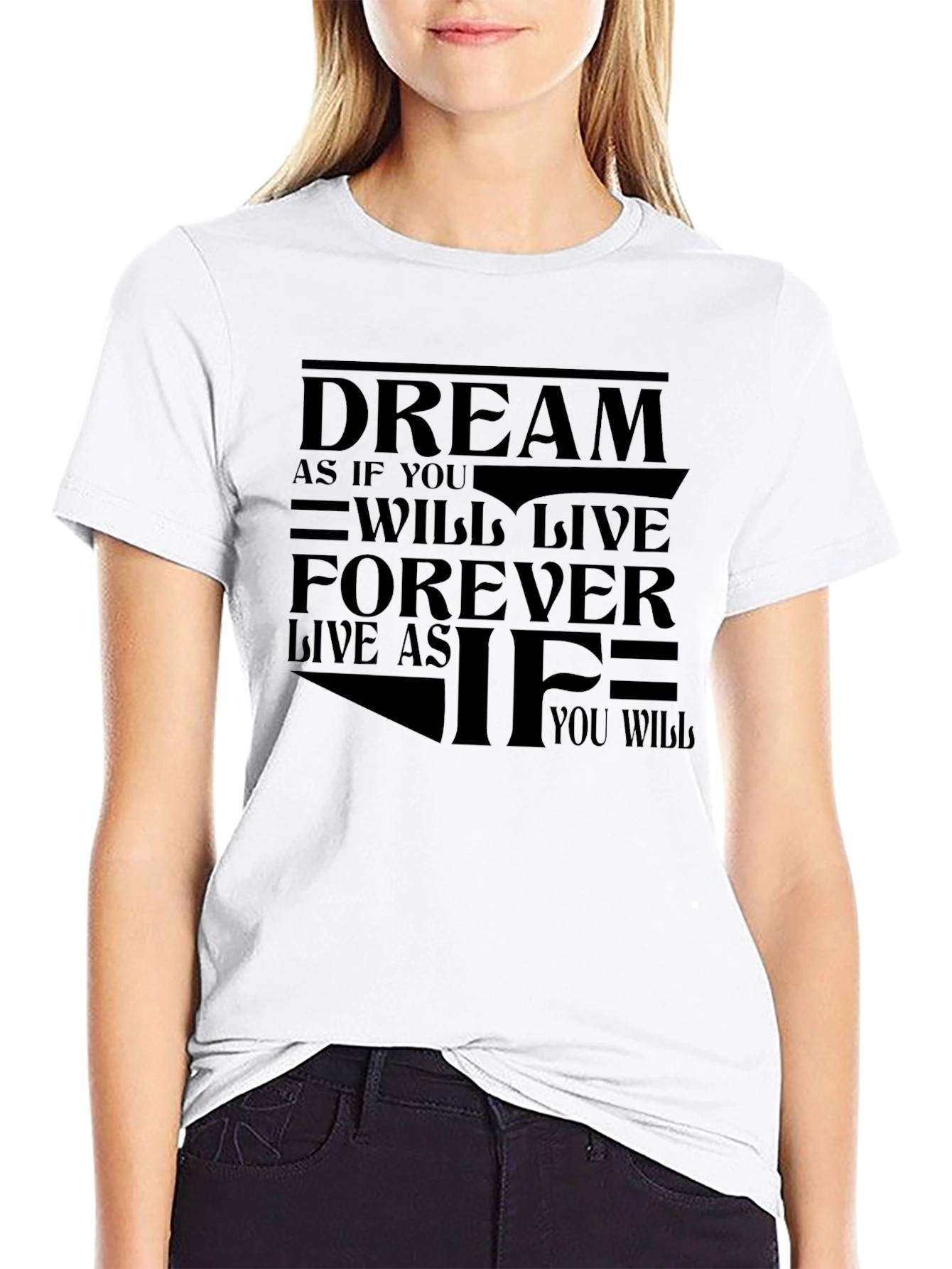 Dream Forever Graphic T-Shirt - Black