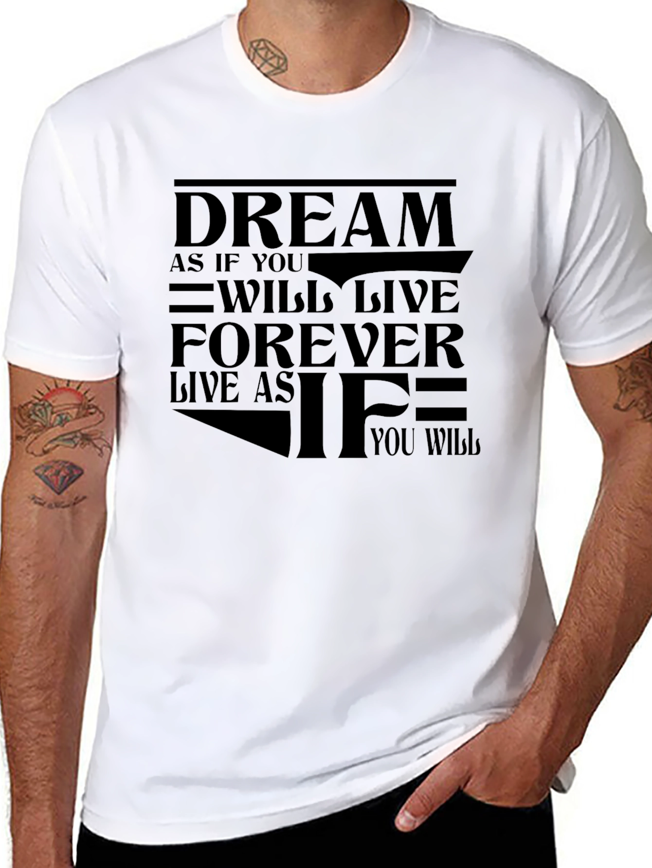 Dream Forever Graphic T-Shirt - Black