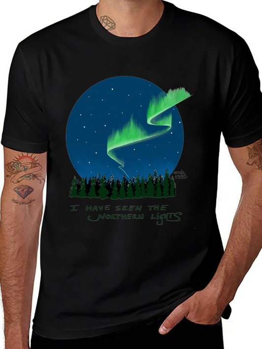 Aurora Borealis T-Shirt - Northern Lights Graphic Tee