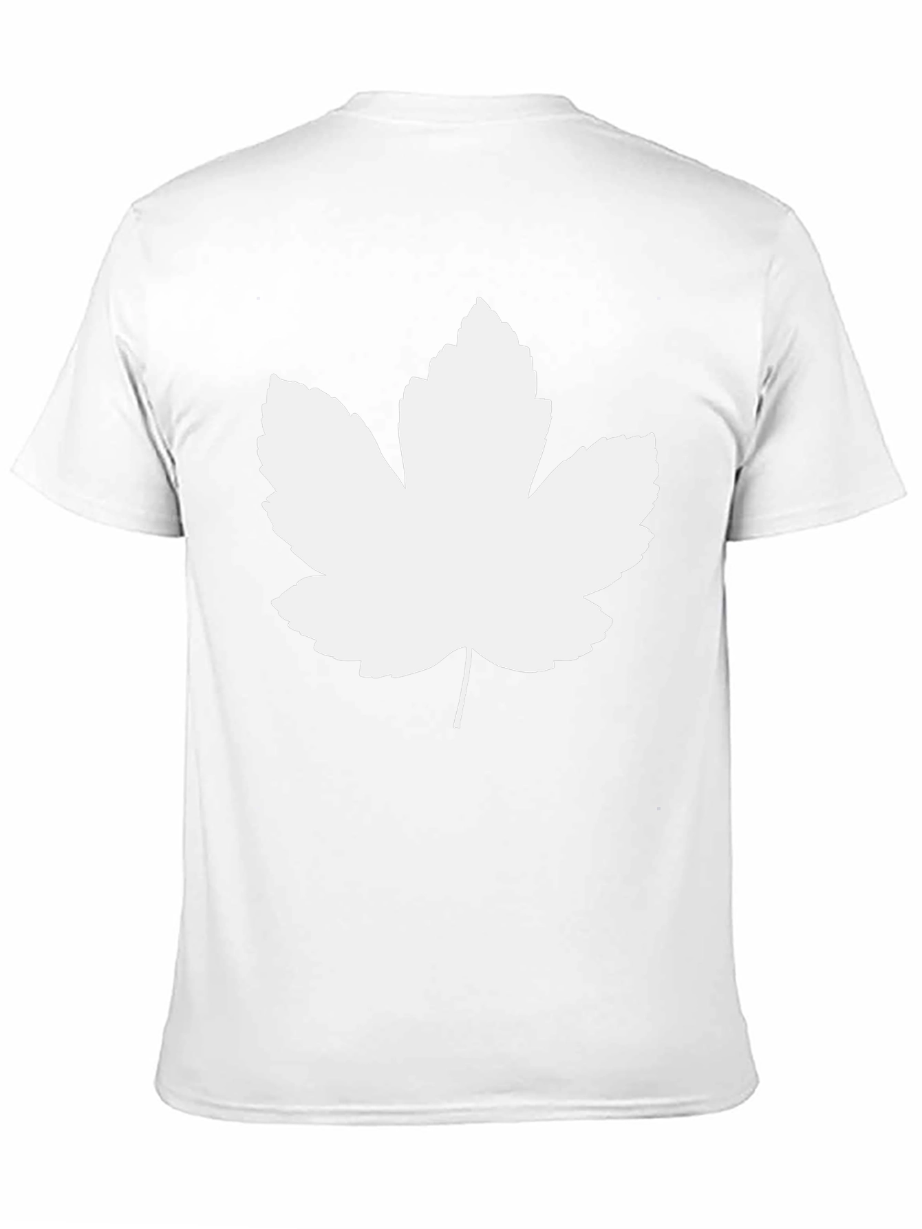 Leaf Graphic Tee - Black Casual T-Shirt