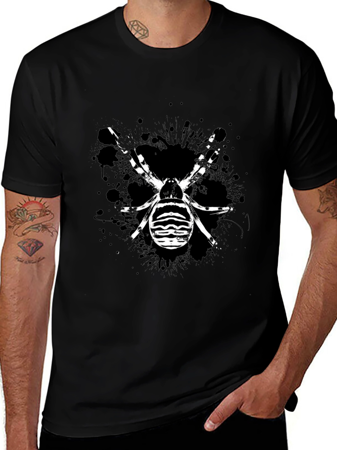 Black Spider Graphic Tee