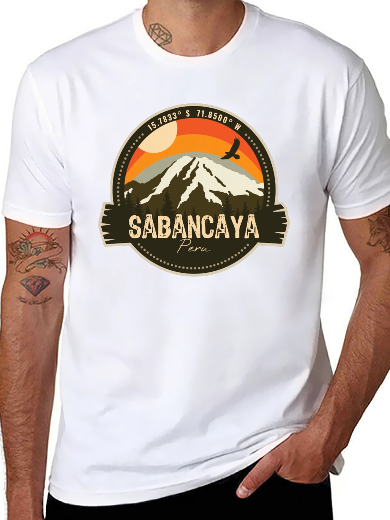 Sabancaya Peru Graphic Tee - Adventure Awaits!