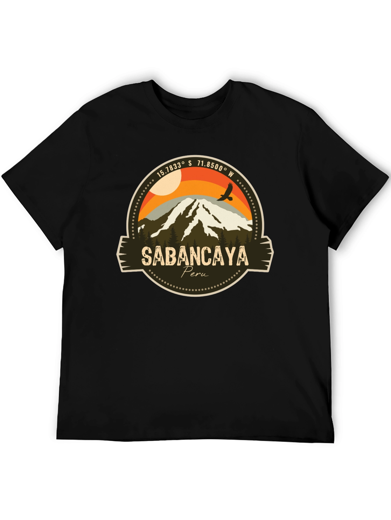 Sabancaya Peru Graphic Tee - Adventure Awaits!