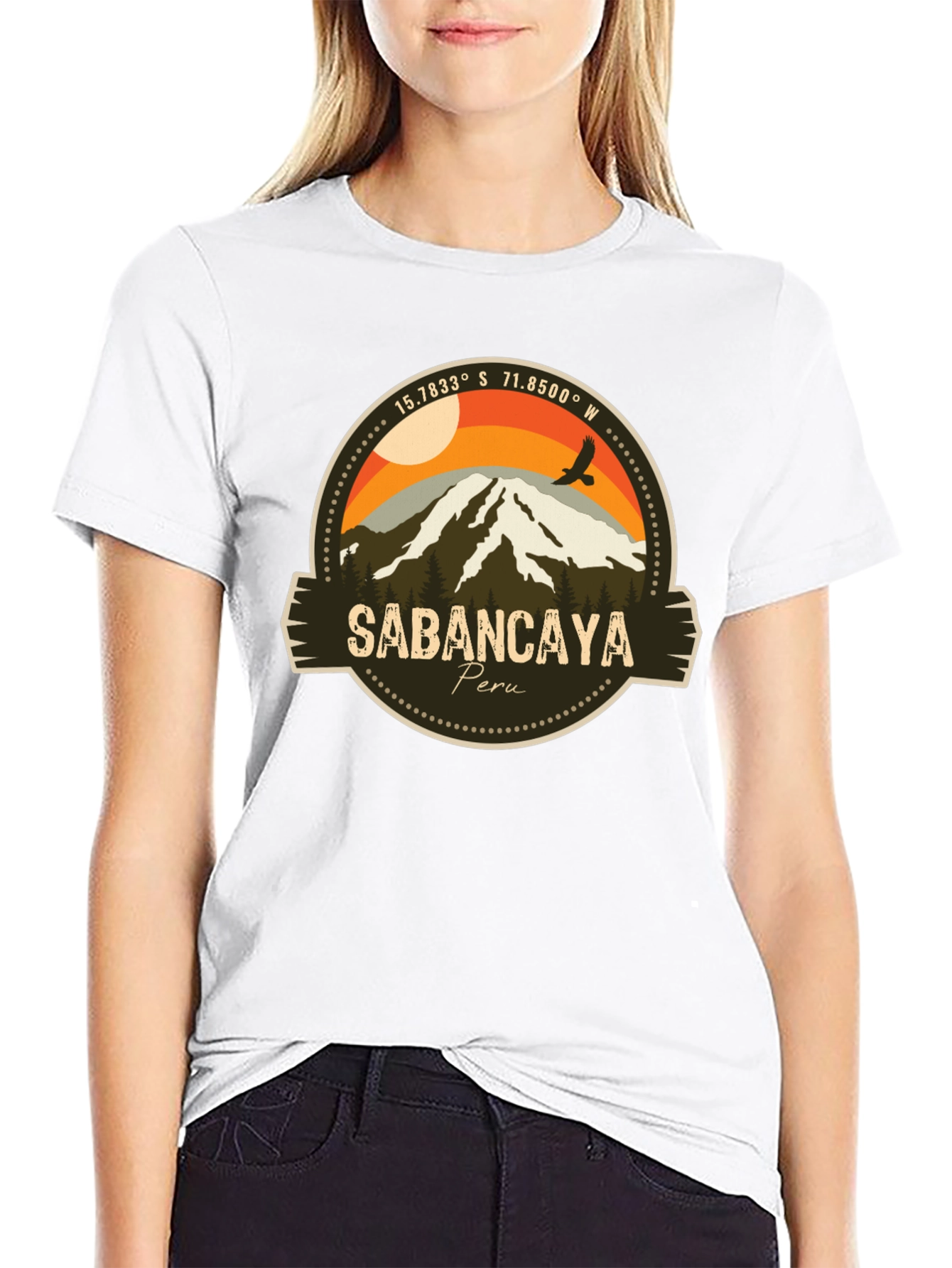 Sabancaya Peru Graphic Tee - Adventure Awaits!
