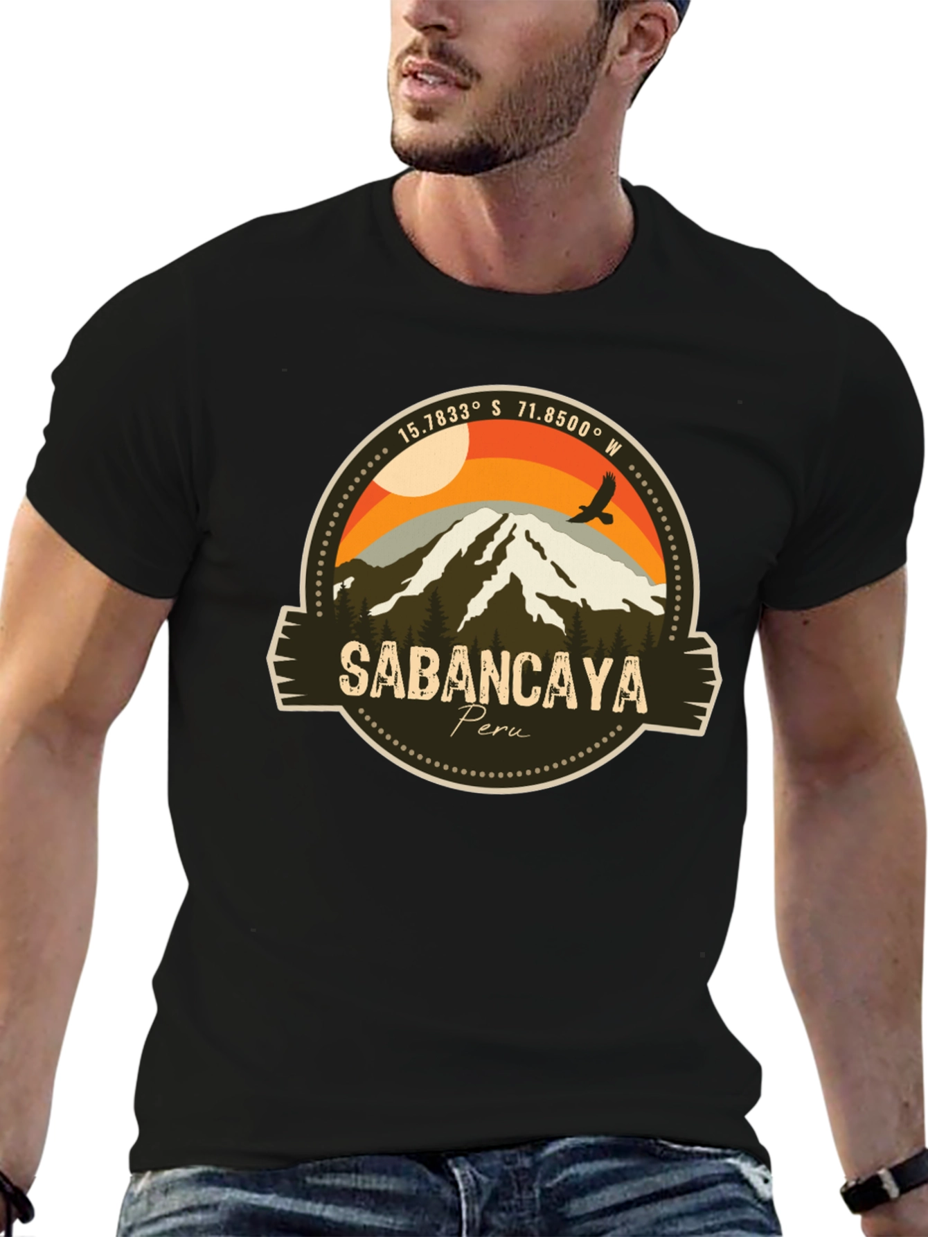 Sabancaya Peru Graphic Tee - Adventure Awaits!