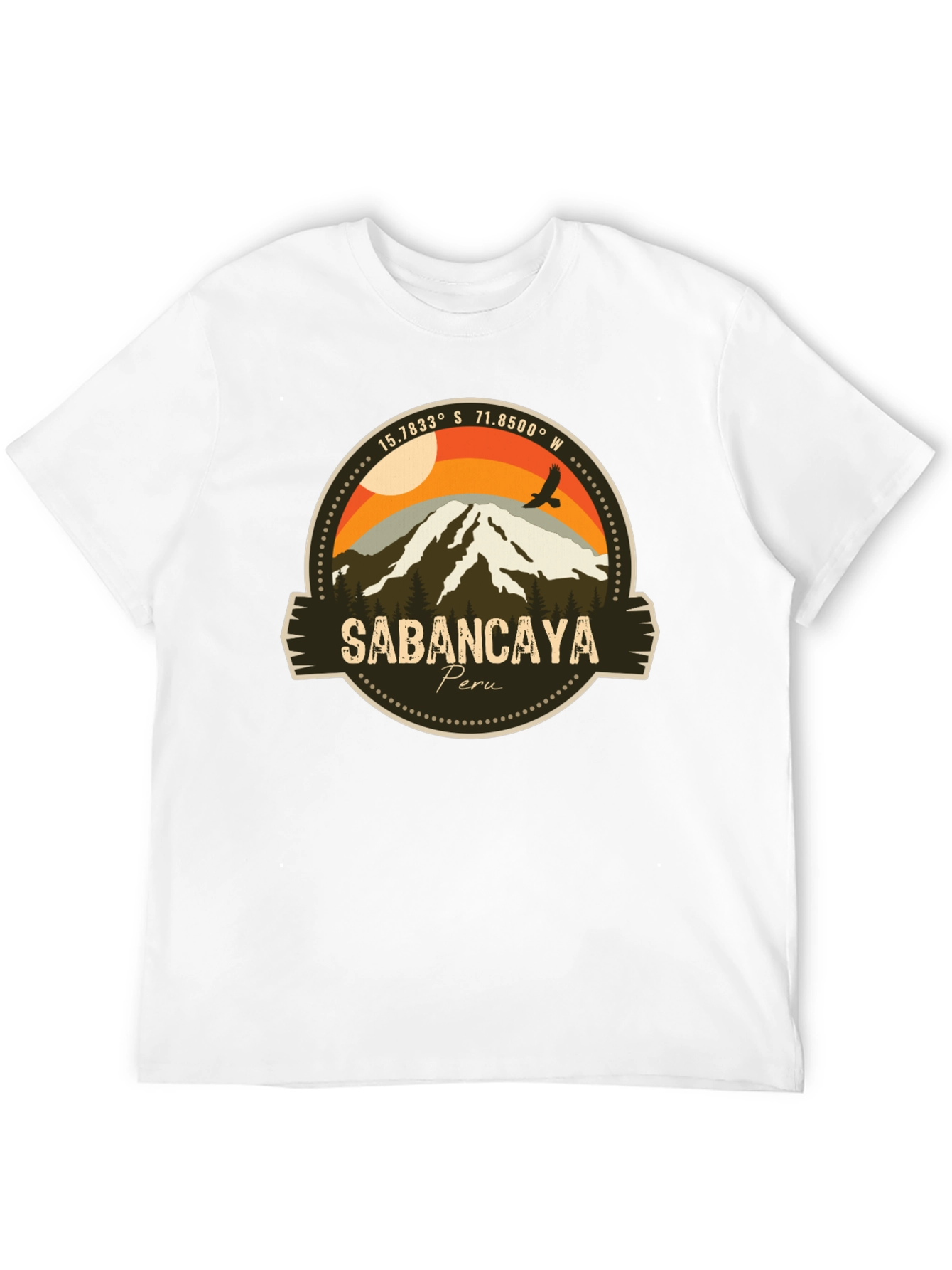 Sabancaya Peru Graphic Tee - Adventure Awaits!